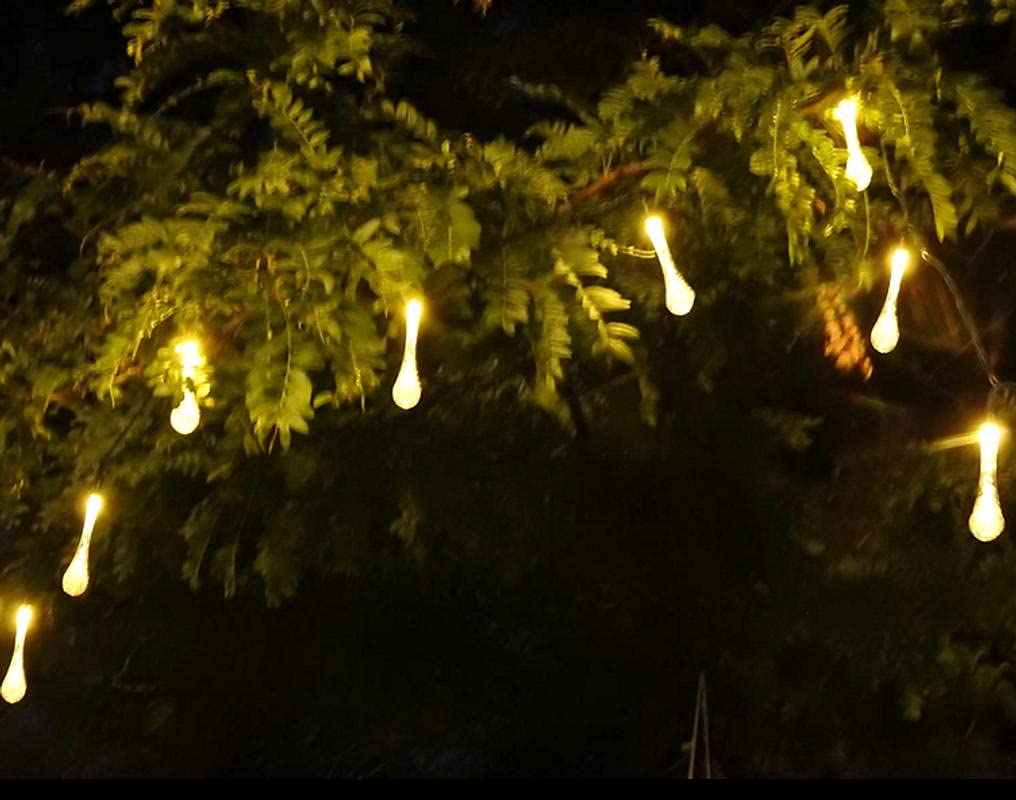 Teardrop Warm White LED String Light for Indoor and Outdoor Home Decoration