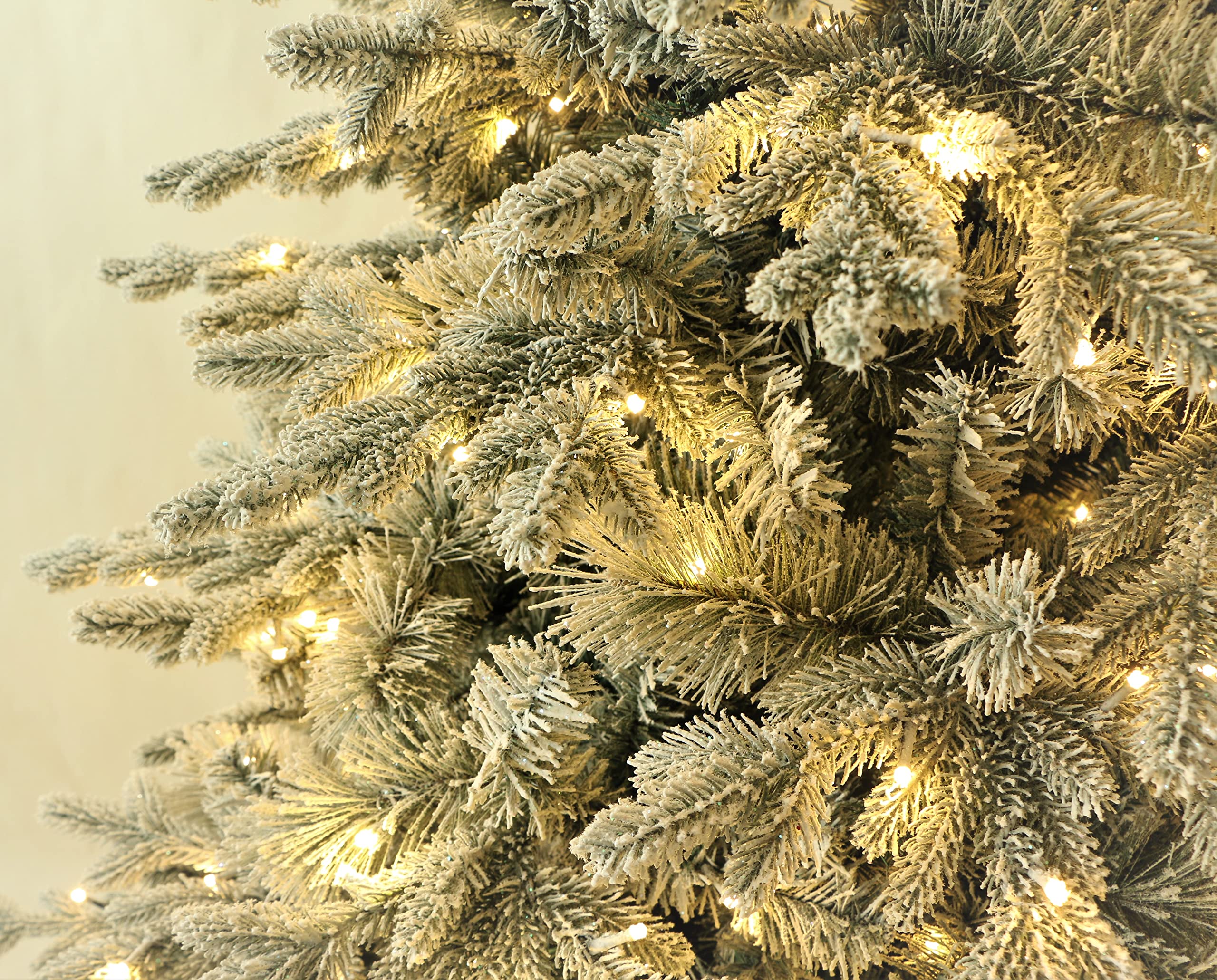 Alaska Flocked Spruce Christmas Tree