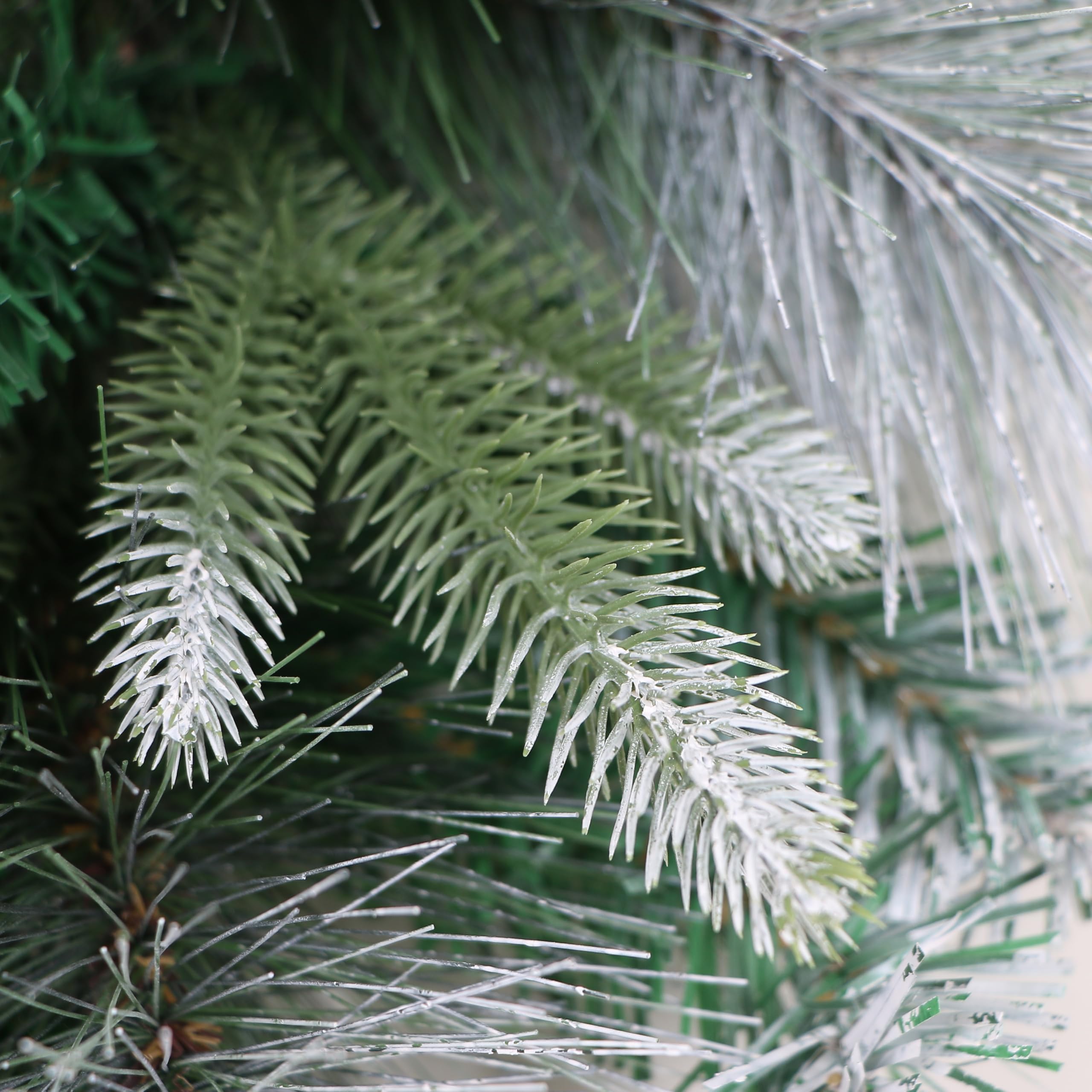 Forsted Blossom Pine Christmas Wreath Decorated with Pinecones & Red Berries Diameter
