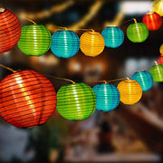 40 LED/ 35ft Remote Control Super Big Solar Power Patio Lantern String Lights (Multi-Color)