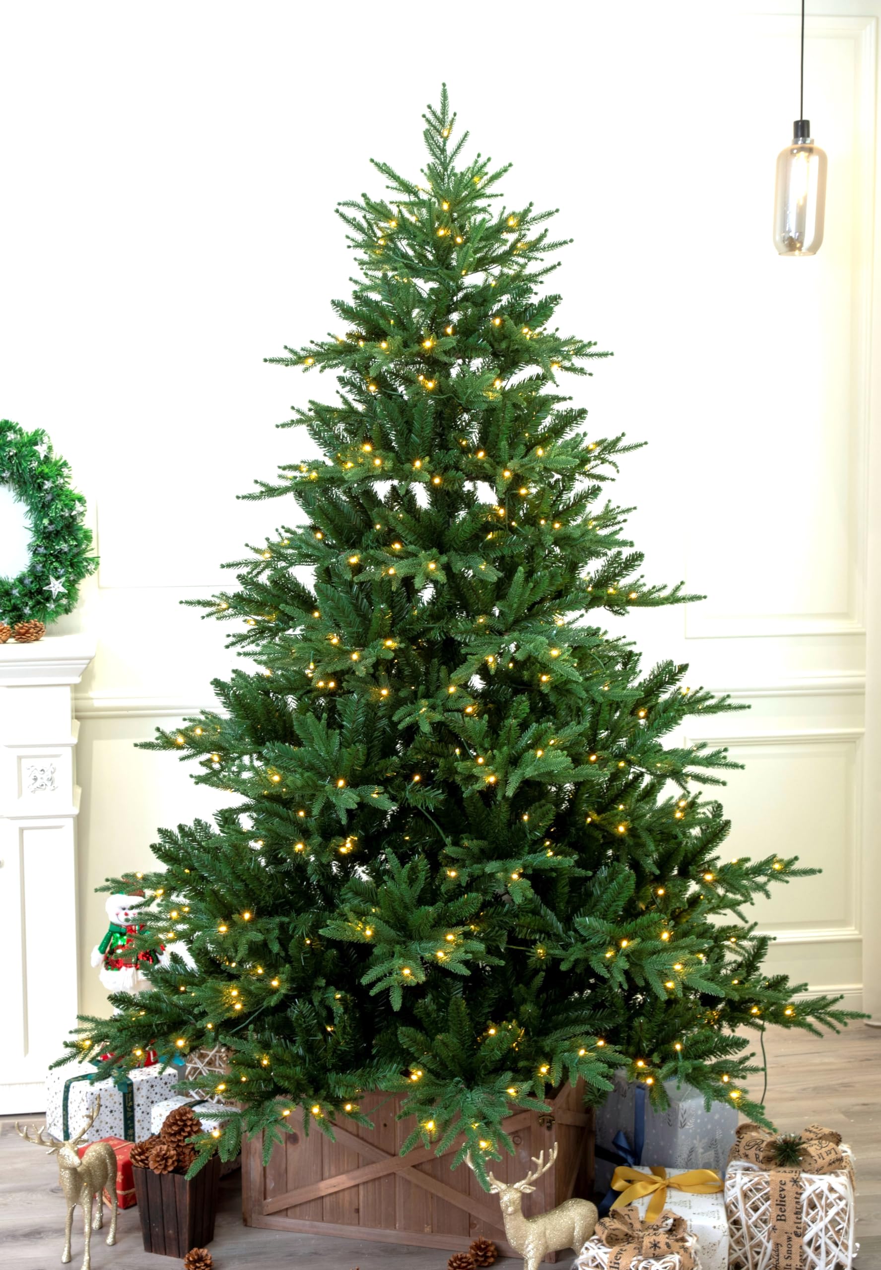 Full Shape Nordmann Fir Christmas Tree Unlit