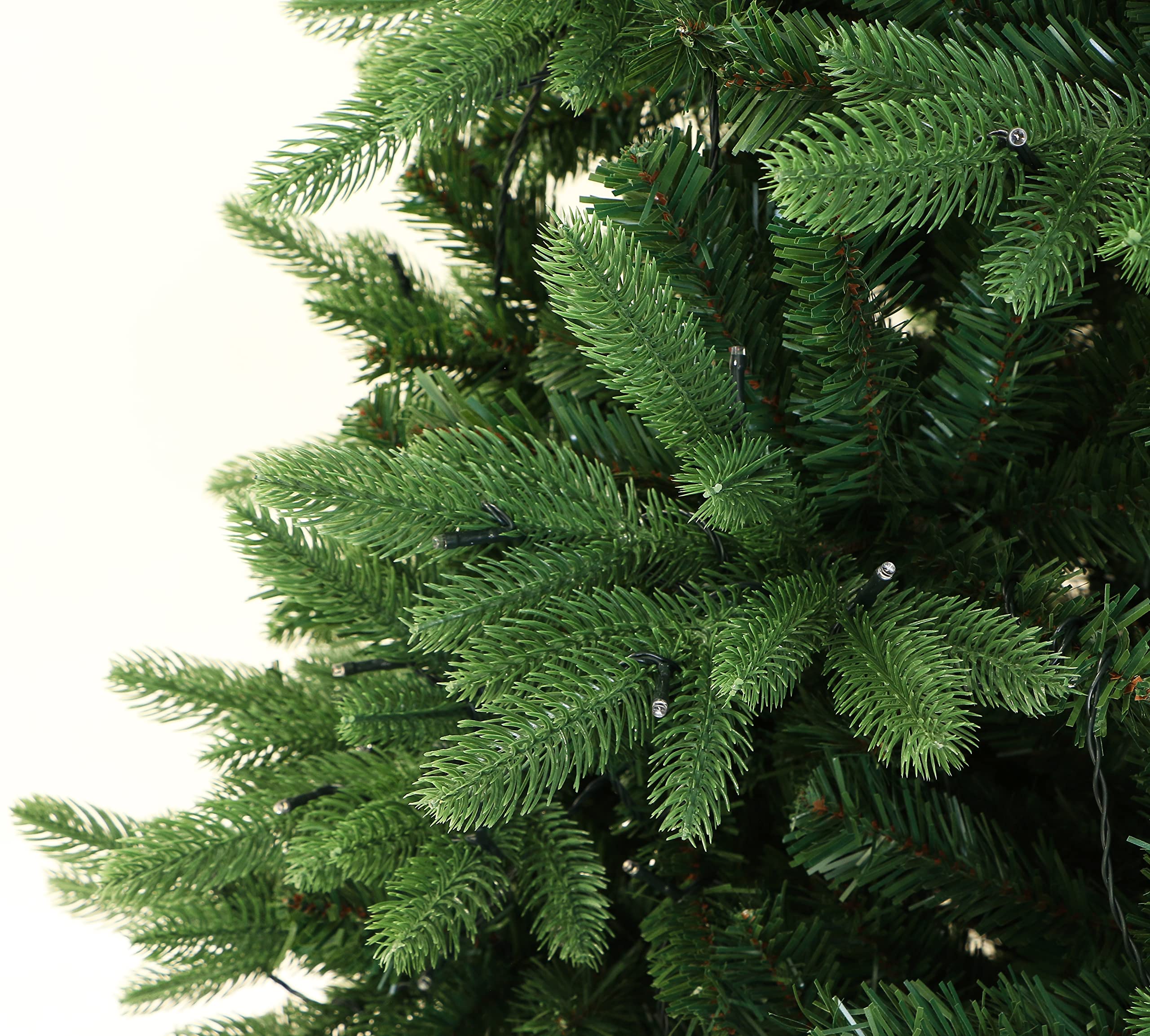Dark Green Mountain Spruce Pre-lit with Multi-Color LED Lights