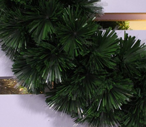 LED Fiber Optic Christmas Wreath