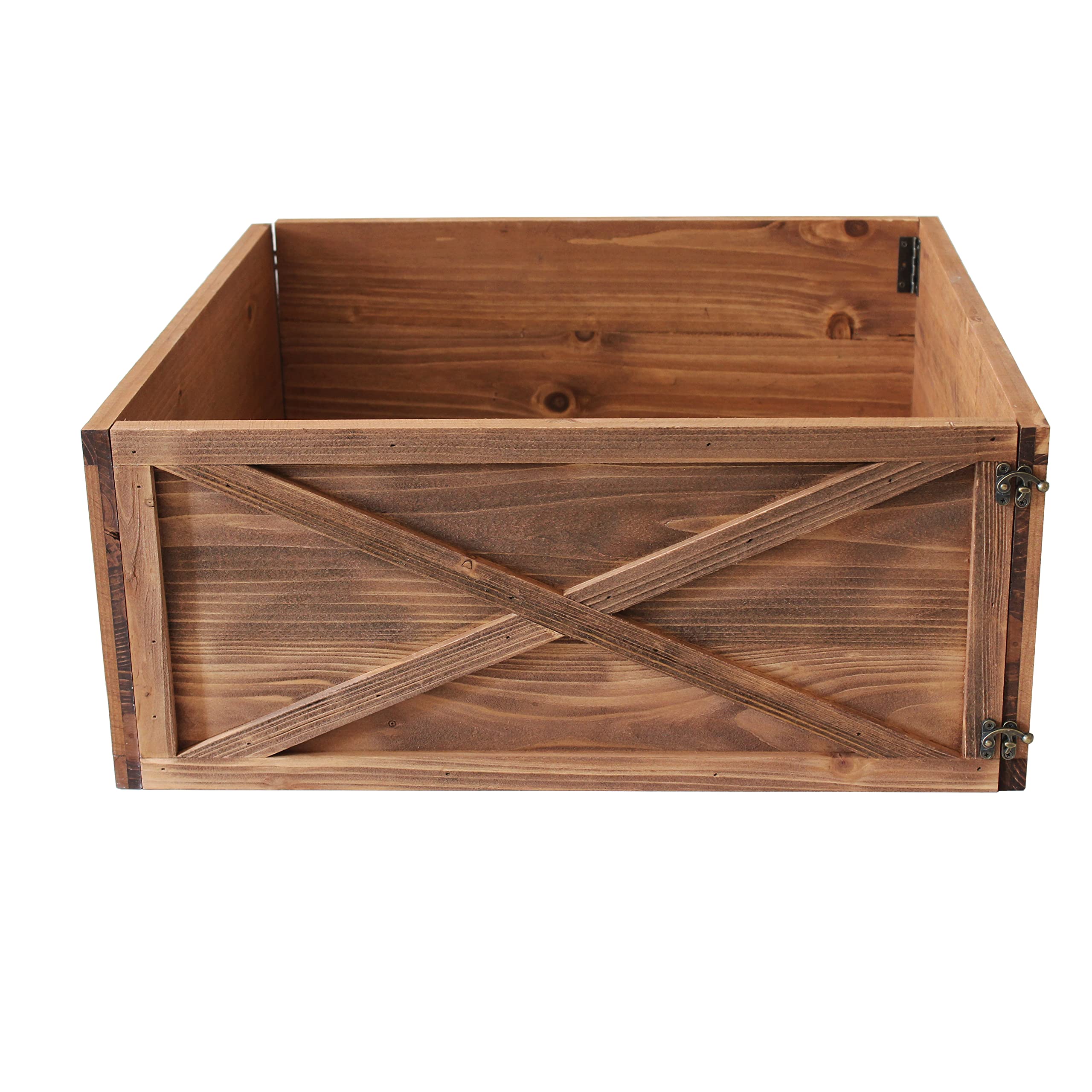 Brown Wooden Christmas Tree Box/Tree Collar