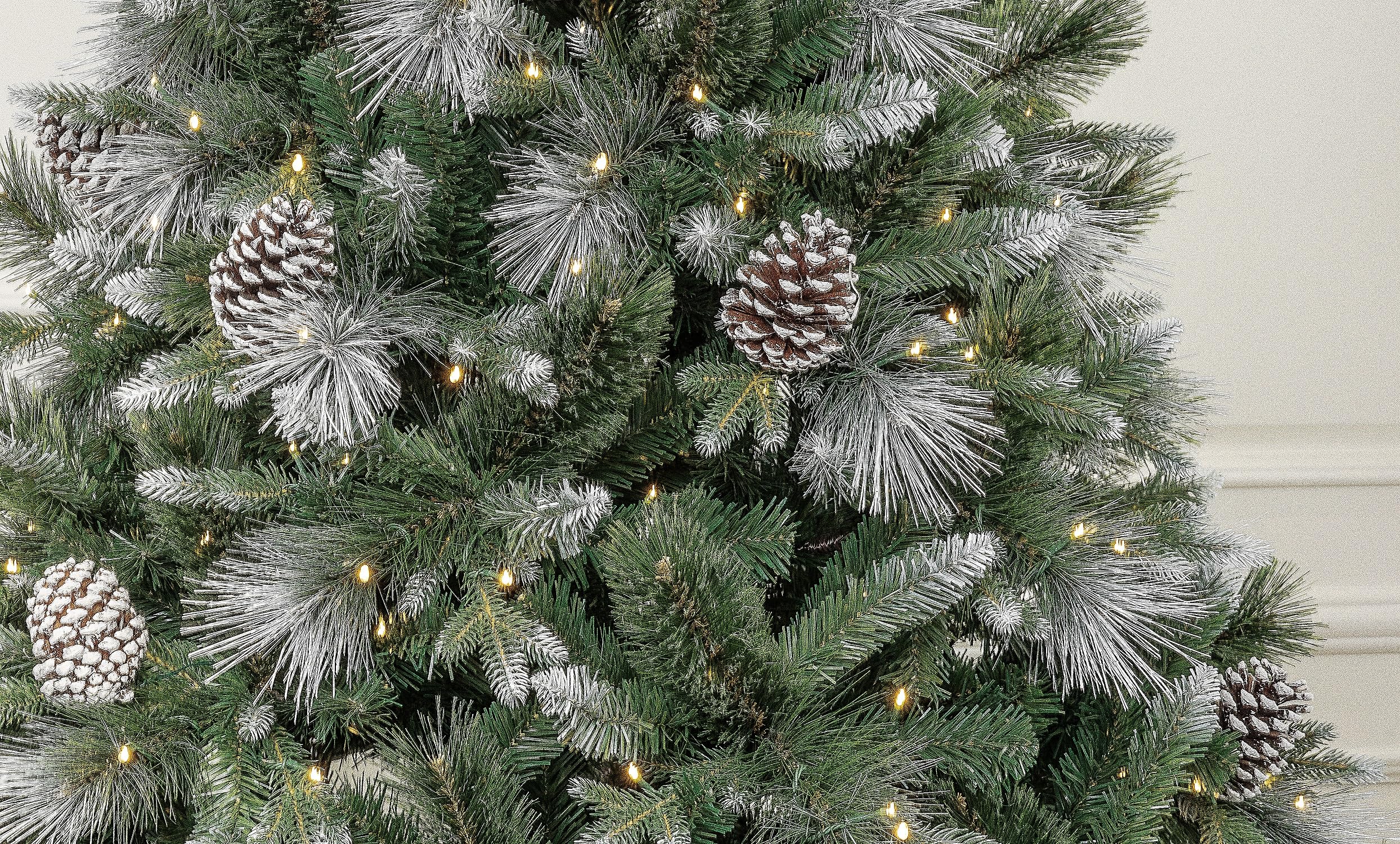 Frosted White Spruce Christmas Tree