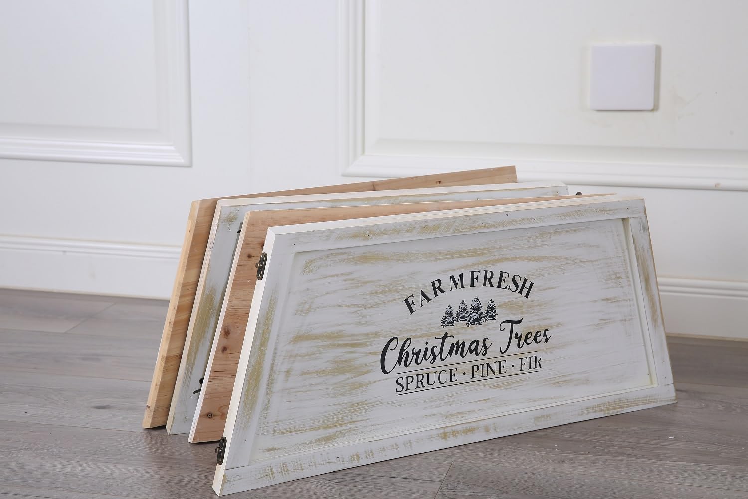 Farmhouse Wooden Christmas Tree Collar