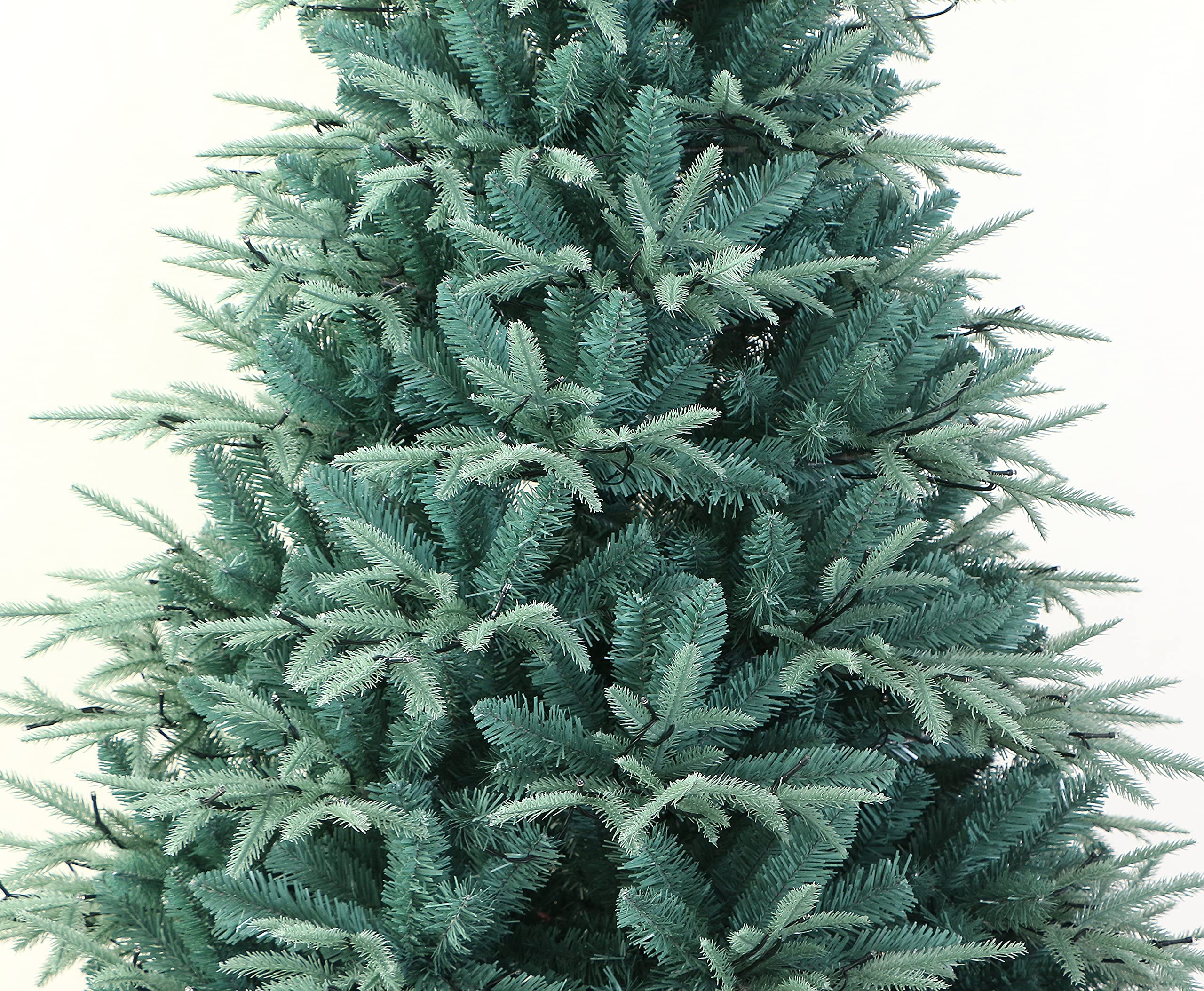 Colorado Icy-Blue Spruce Christmas Tree Pre-lit with LED Lights