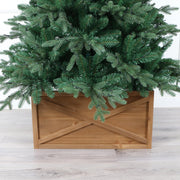 Natural Wood 3 Sided Christmas Tree Collar