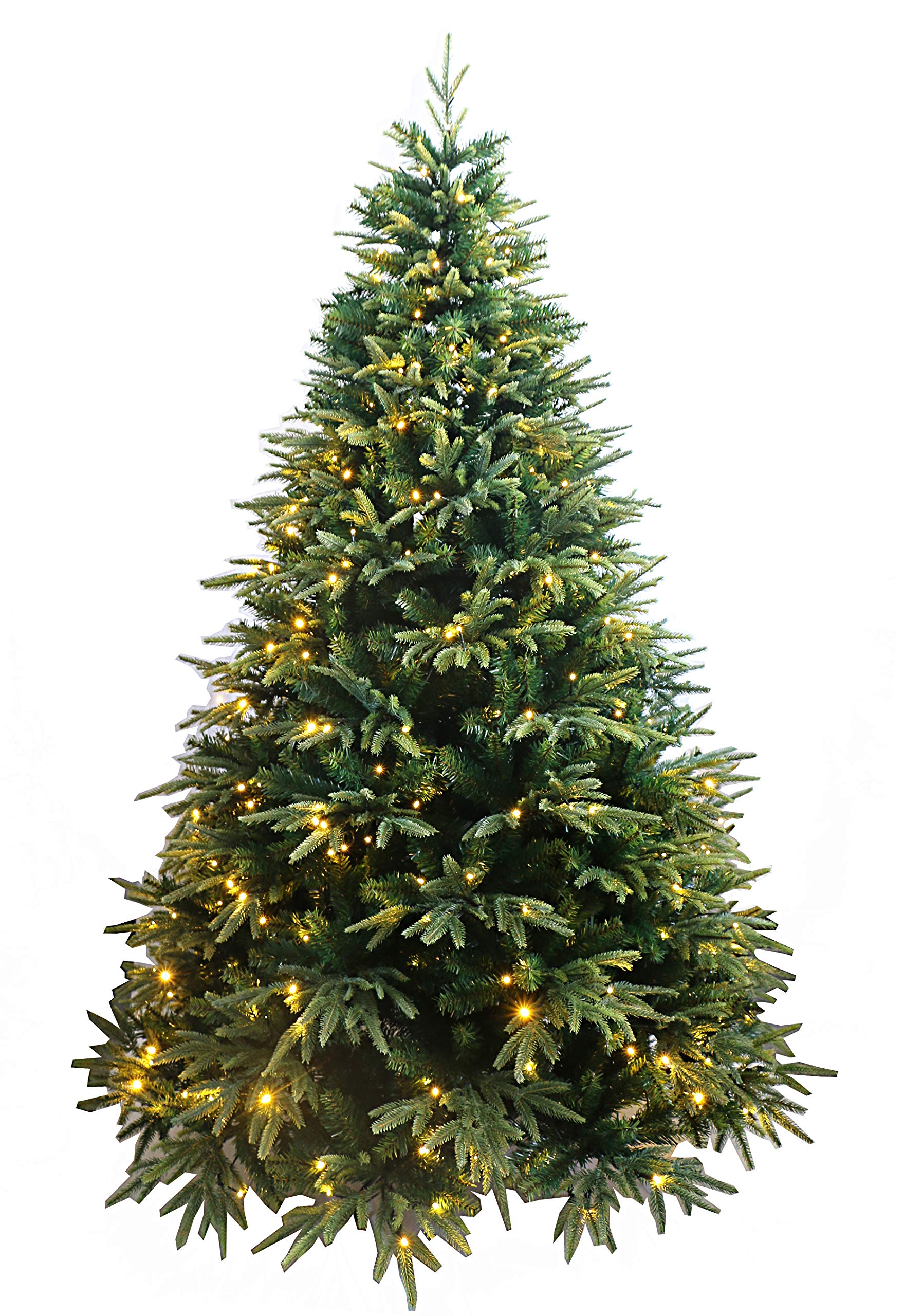 Spring Spirits Fir Christmas Tree with Real-Feel PE Tips and Metal Sta ...