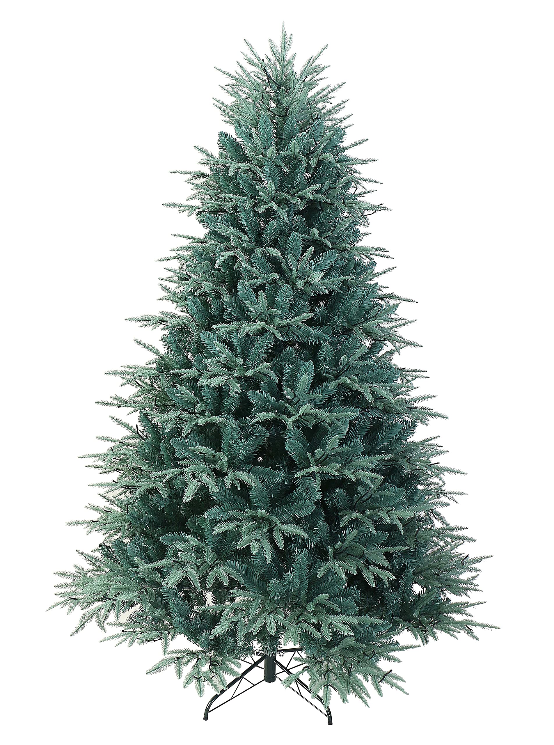 Colorado Icy-Blue Spruce Christmas Tree Pre-lit with LED Lights