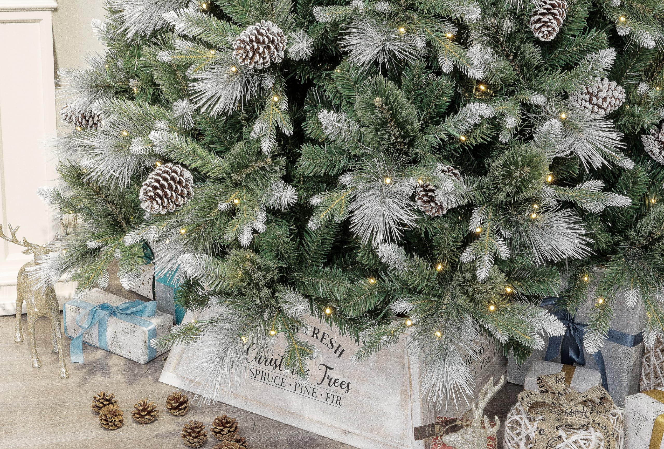 Frosted White Spruce Christmas Tree