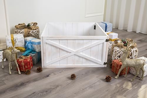 X Wooden Box Christmas Tree Collar