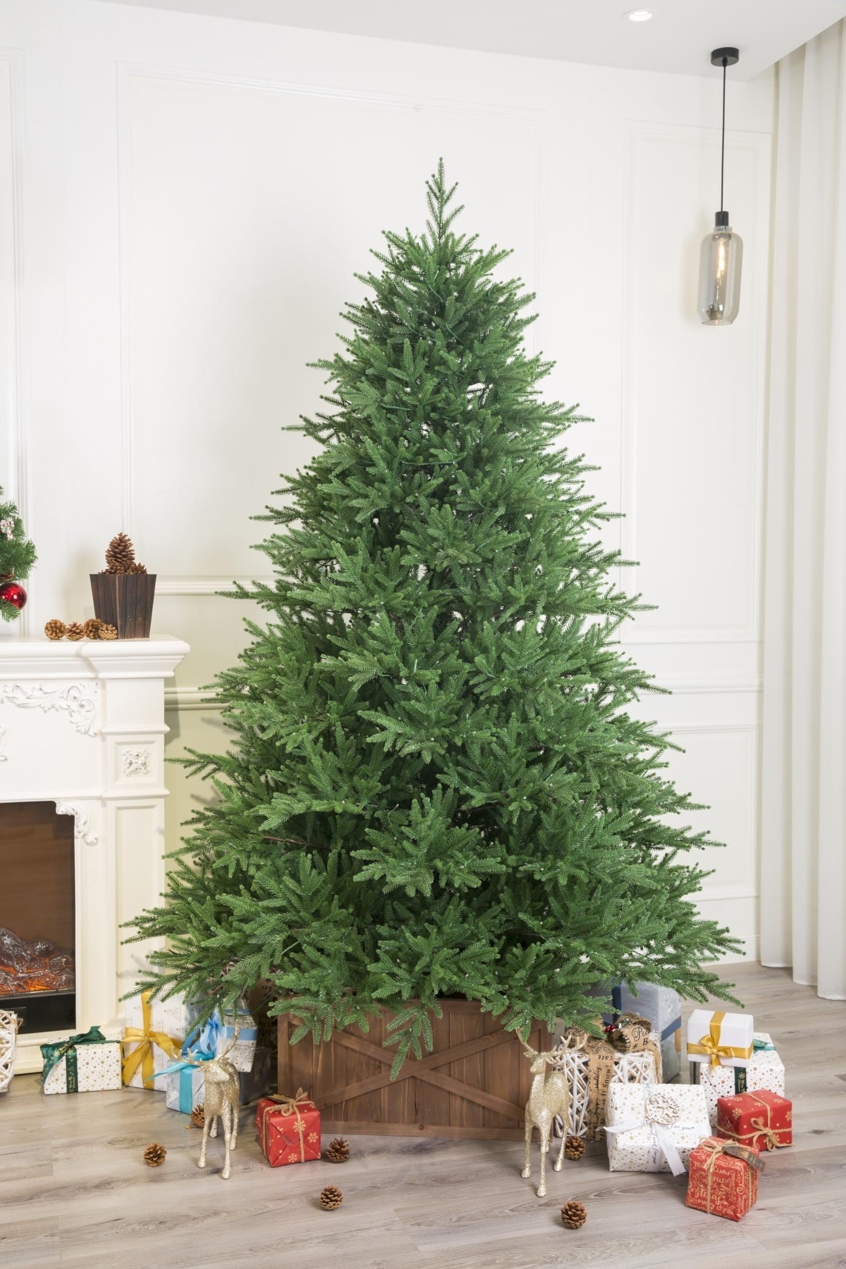 Holiday Stuff 7ft The Most Realistic Balsam Fir Christmas Tree Pre-lit