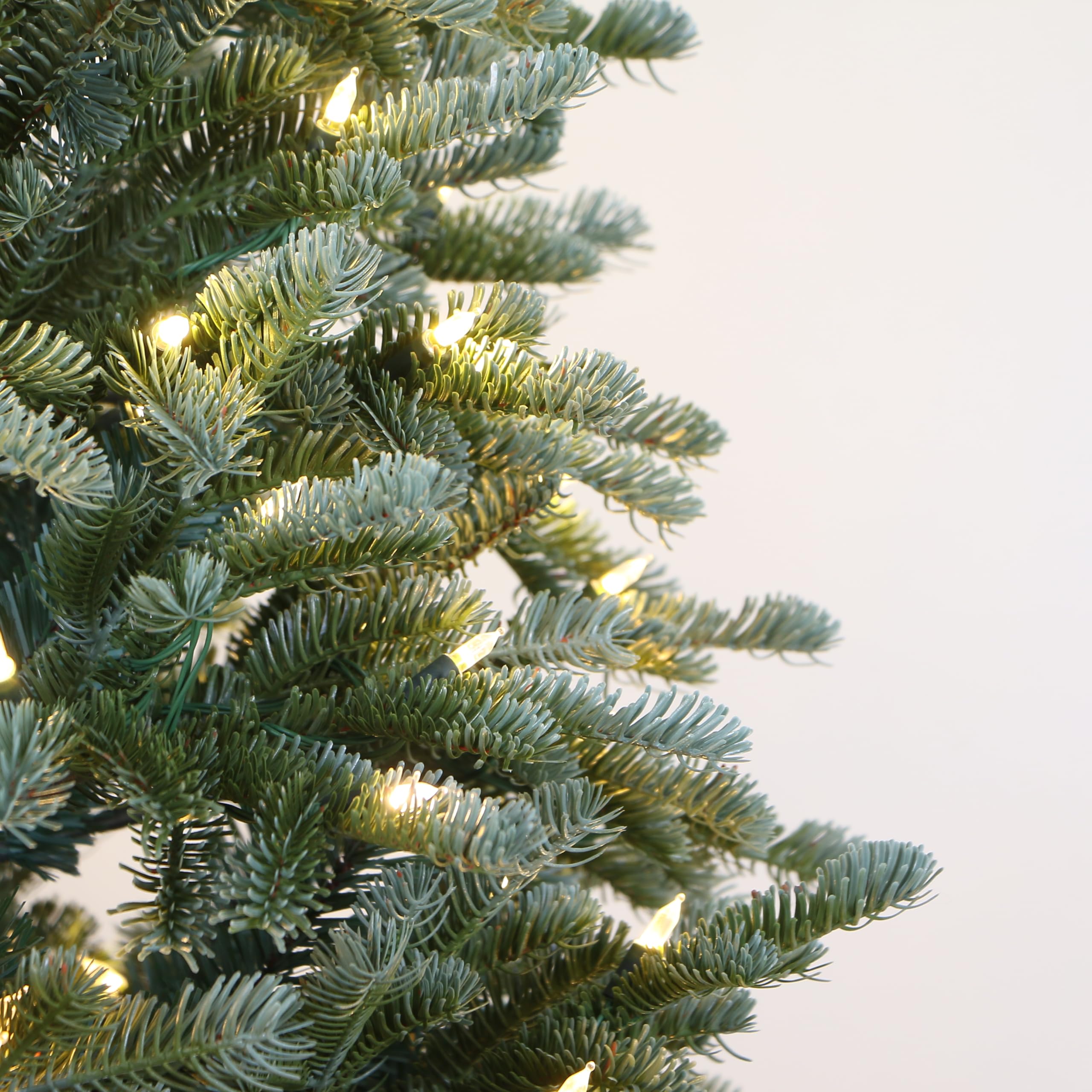 Holiday Stuff Dual Fraser Fir Pre-Lit Artificial Christmas Tree, Colour Changing LEDs, Remote Control