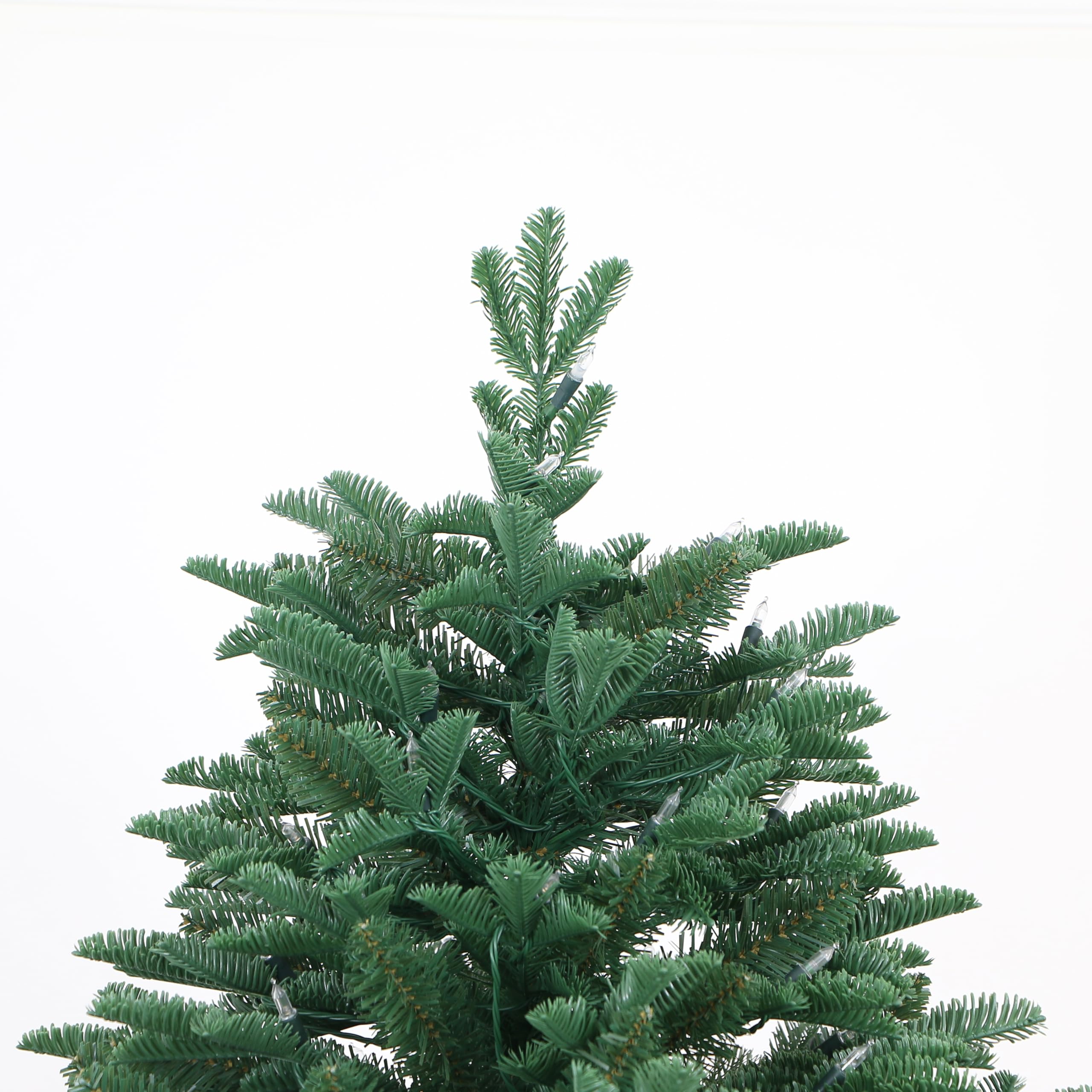 Holiday Stuff Pre-Lit Fraser Fir Christmas Tree with Warm White LED Lights