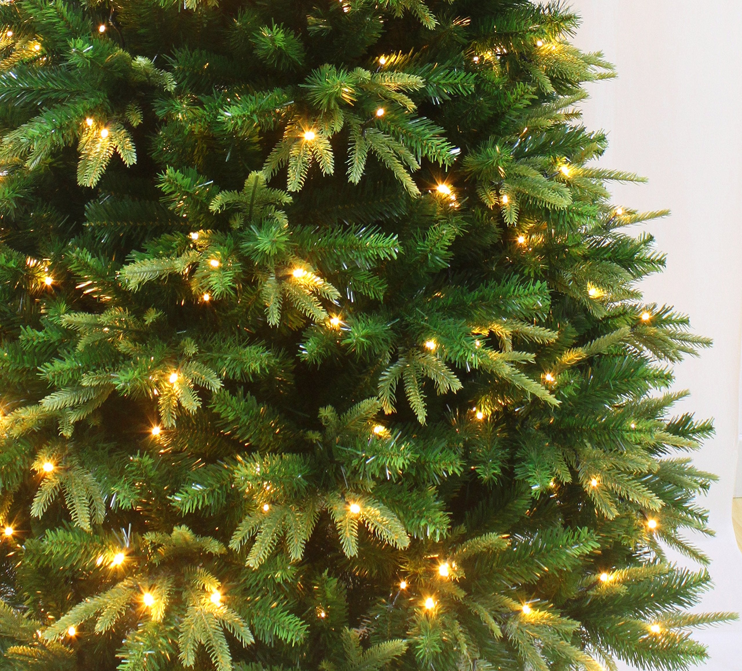 Spring Spirits Fir Christmas Tree with Real-Feel PE Tips and Metal Stand