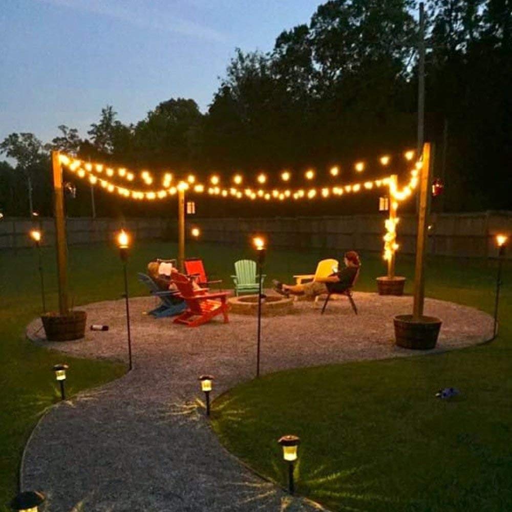 Lightz LED Solar Powered Outdoor String Lights