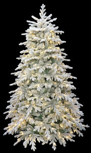 Alaska Flocked Spruce Christmas Tree
