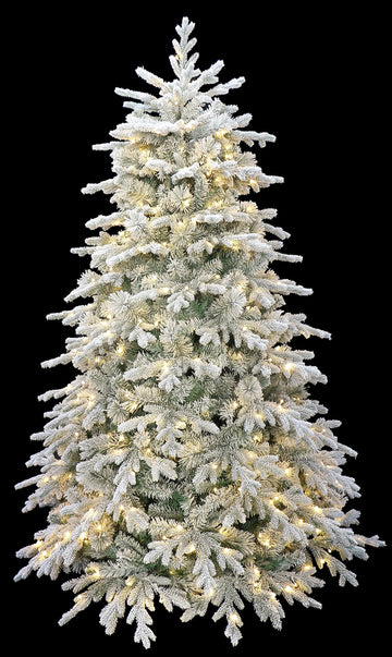 Alaska Flocked Spruce Christmas Tree