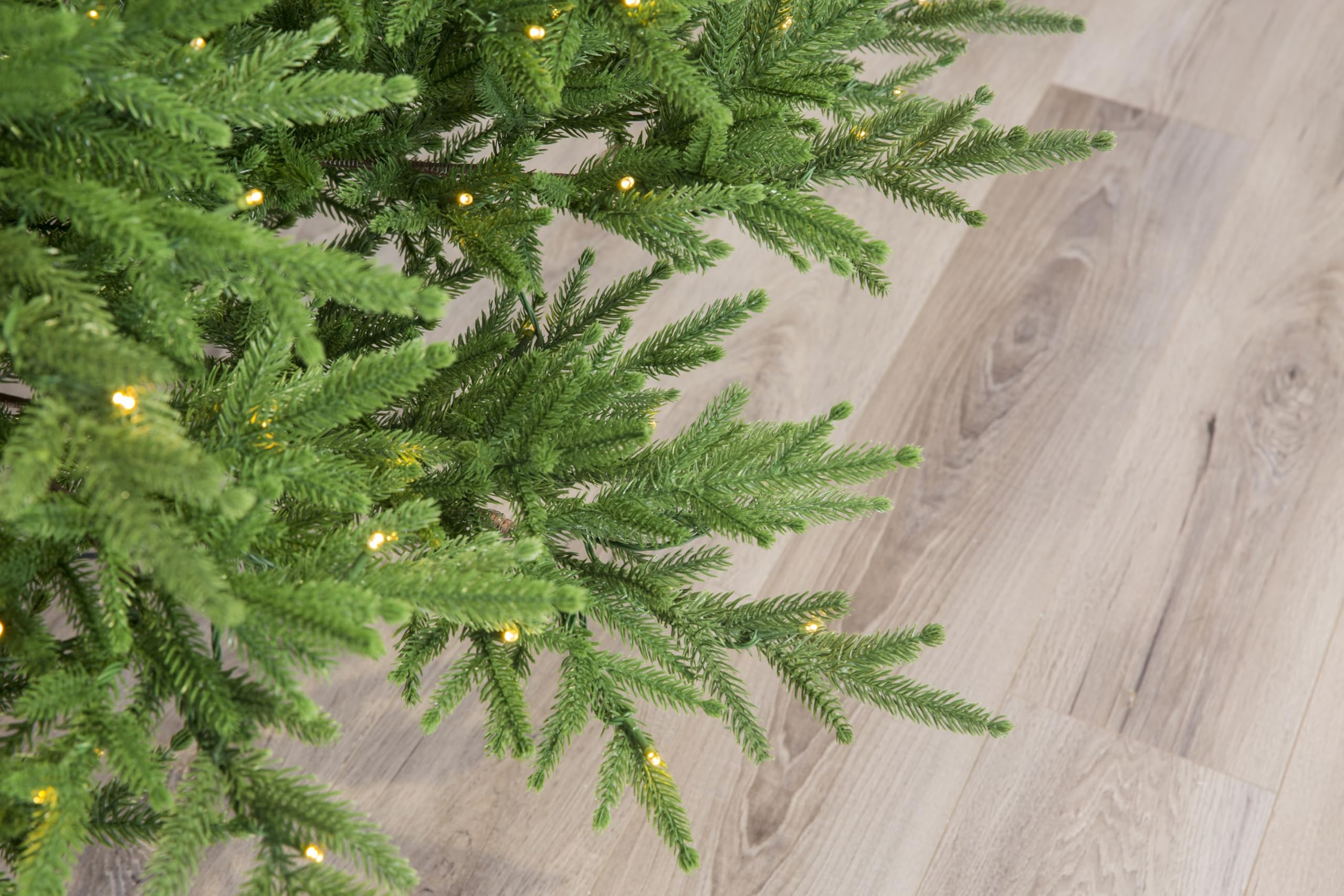 Holiday Stuff 7ft The Most Realistic Balsam Fir Christmas Tree Pre-lit