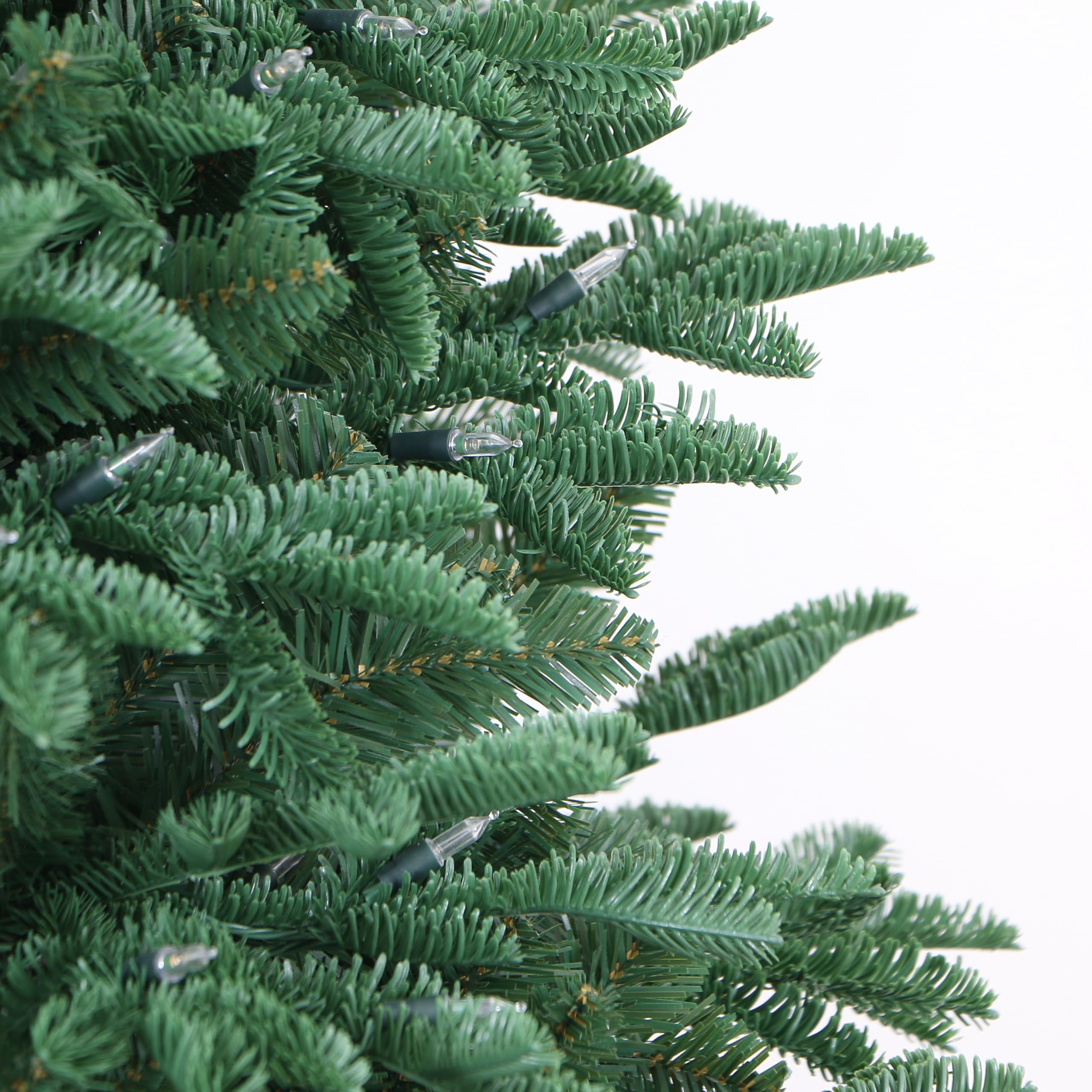 Holiday Stuff Pre-Lit Fraser Fir Christmas Tree with Warm White LED Lights