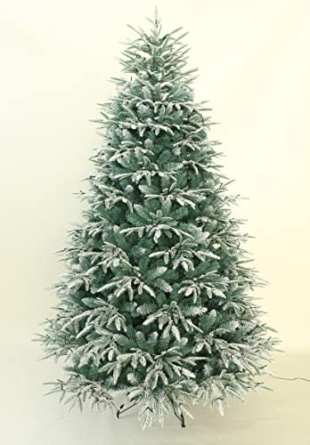 Frosted Colorado ICY-Blue Pine Christmas Tree Pre-lit with LED Lights