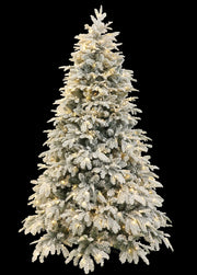 6Ft Deep Forest Snow Spruce Pre-lit Christmas Tree (6ft Pre-lit)