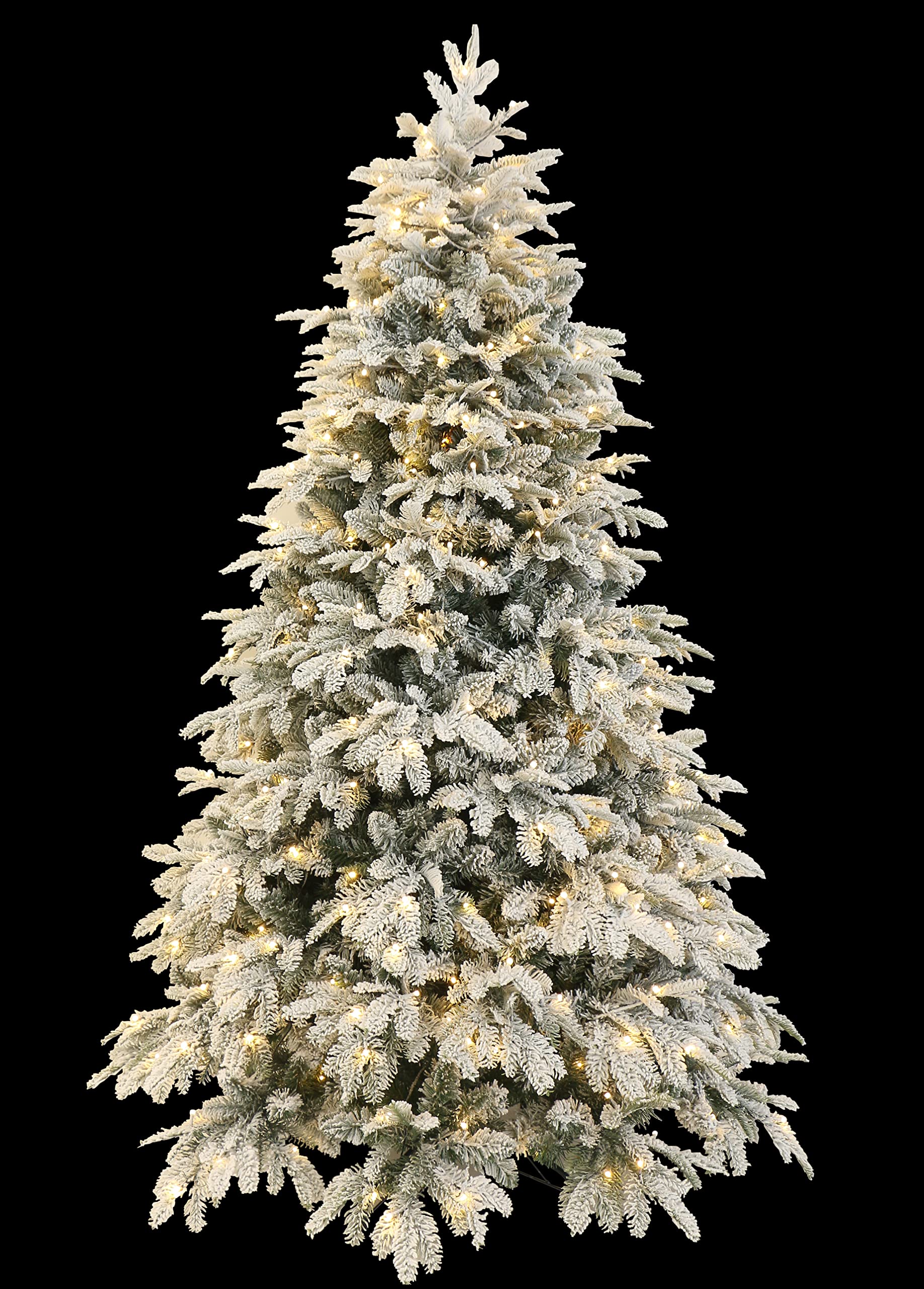 6Ft Deep Forest Snow Spruce Pre-lit Christmas Tree (6ft Pre-lit)