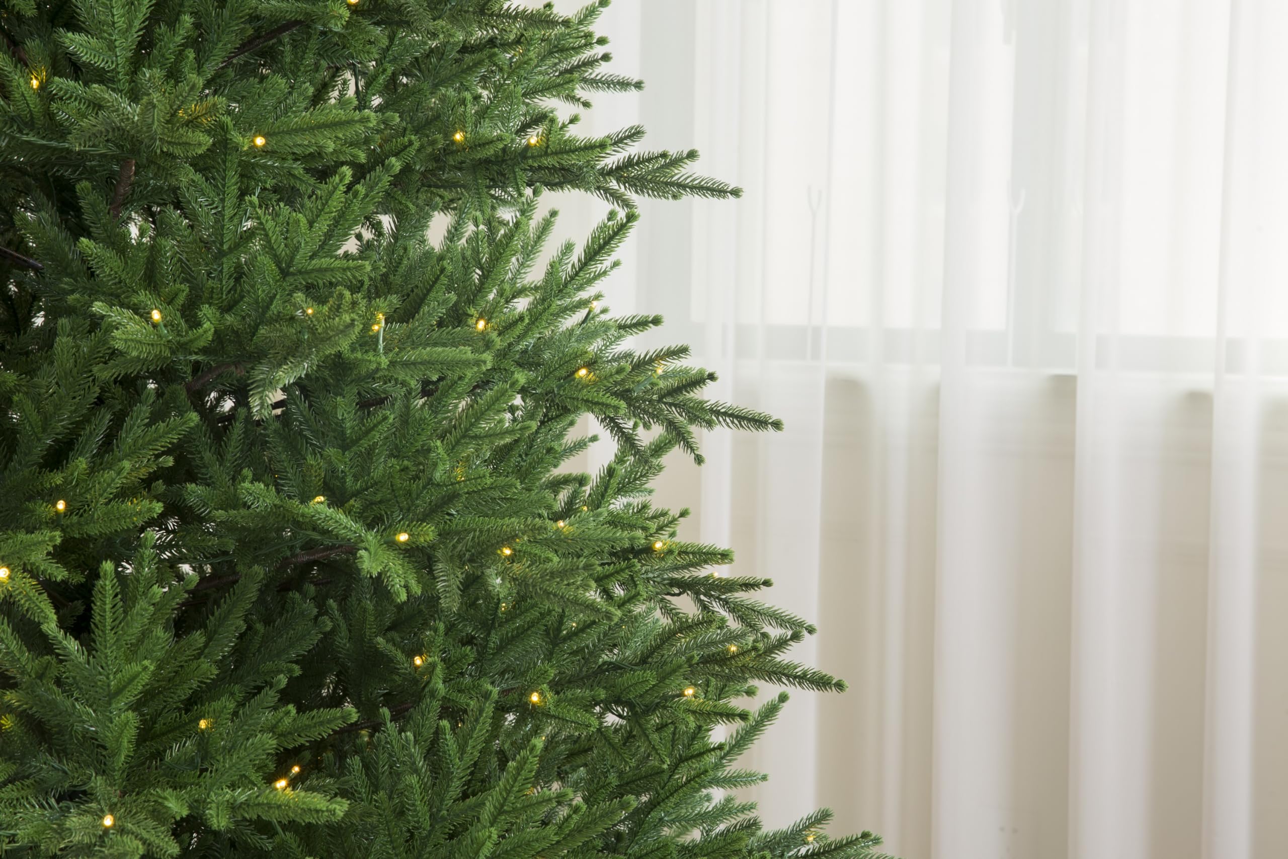 Holiday Stuff 7ft The Most Realistic Balsam Fir Christmas Tree Pre-lit