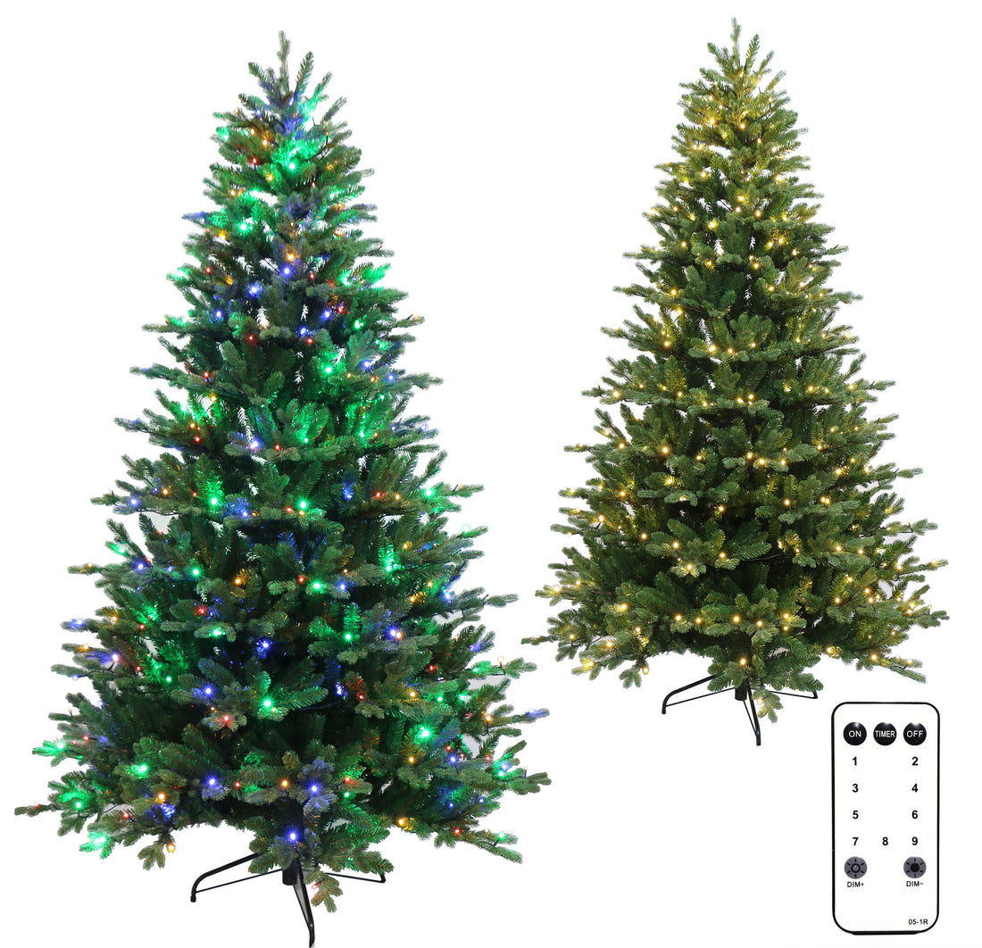 Pre-lit With Color Changing Lights