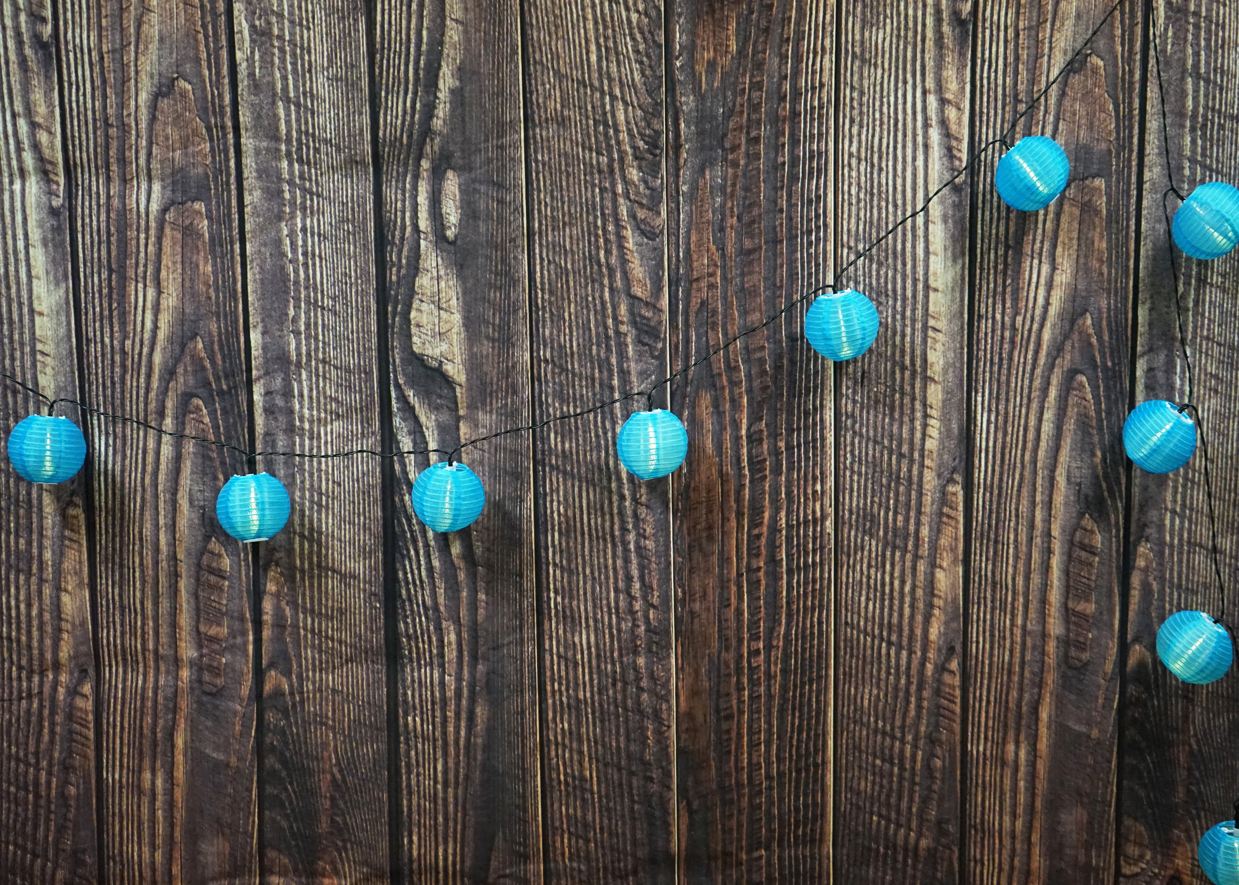 Solar Power Waterproof Lantern String Lights