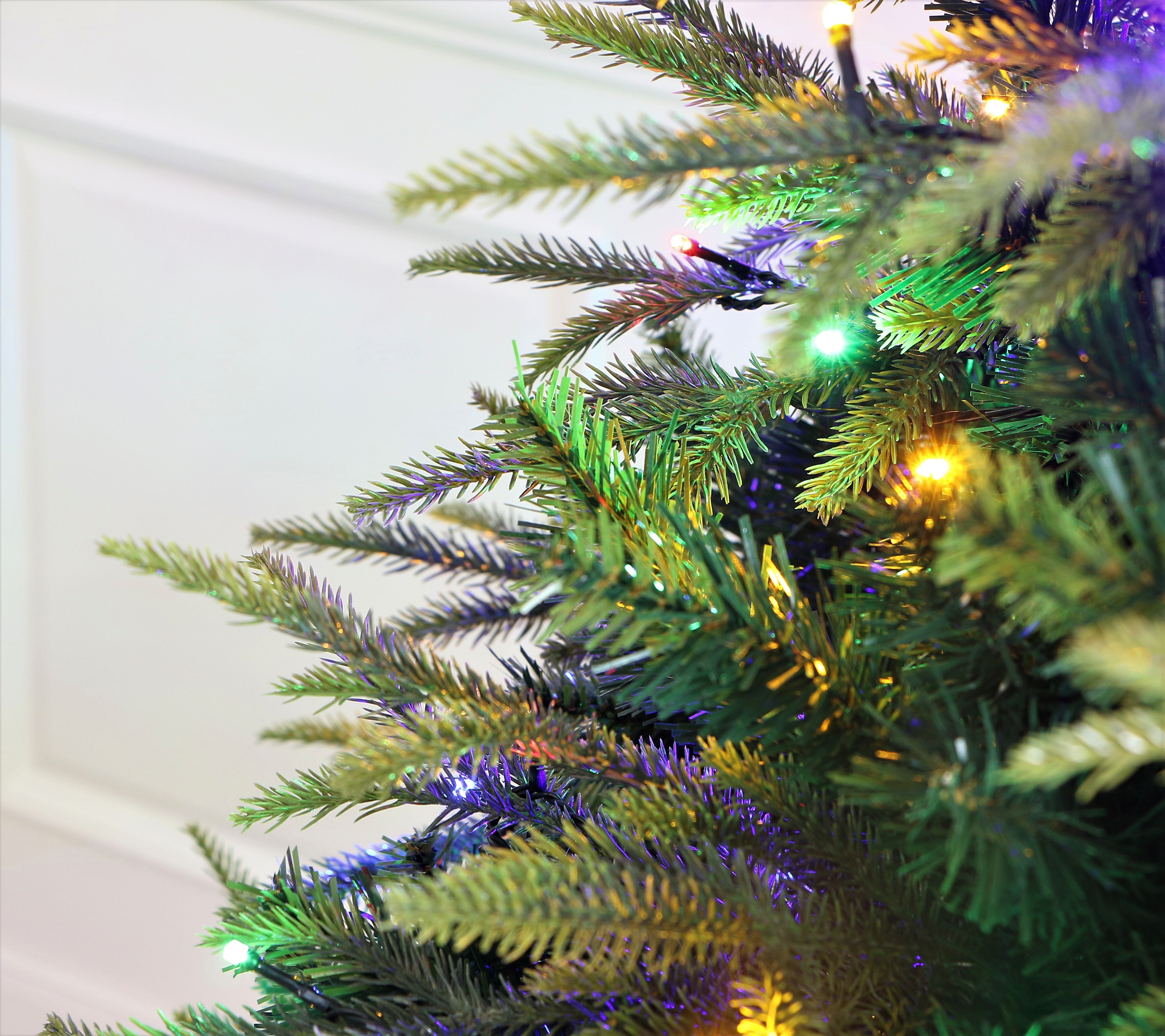 Spring Spirits Fir Christmas Tree with Real-Feel PE Tips and Metal Stand