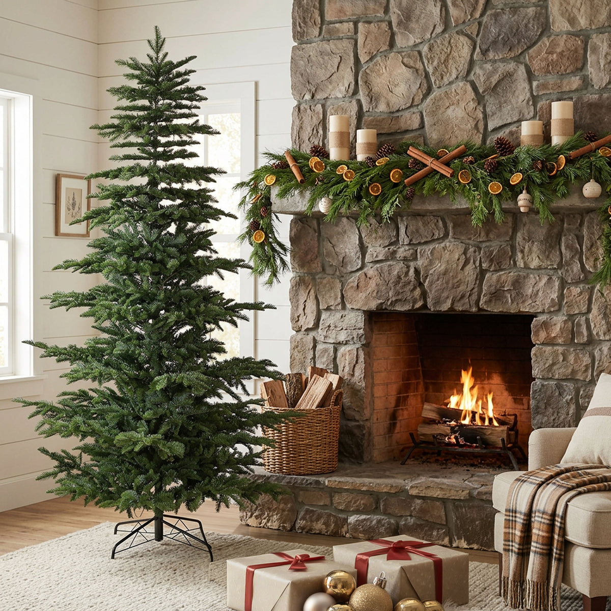French Country Balsam Fir Christmas Tree