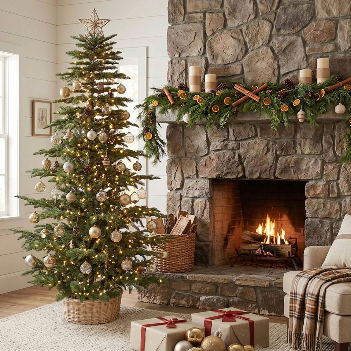 French Country Balsam Fir Christmas Tree