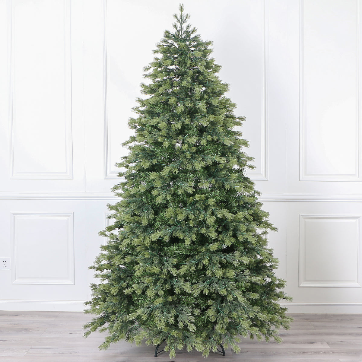 Premium Douglas Fir Artificial Christmas Tree, Pre-lit with LED Lights, Full Shape
