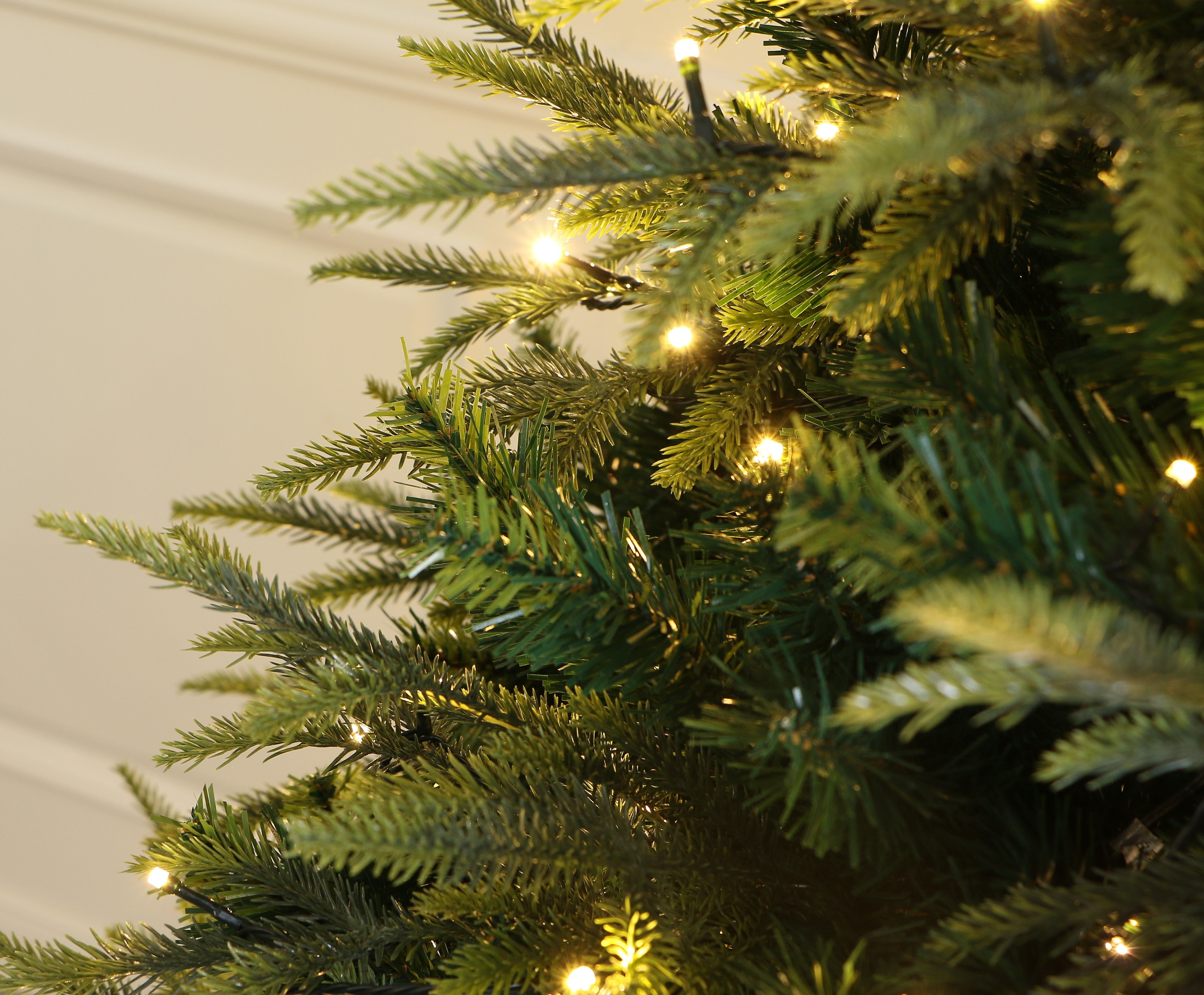 Spring Spirits Fir Christmas Tree with Real-Feel PE Tips and Metal Stand