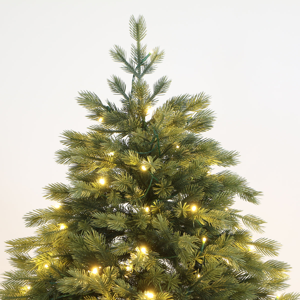 Premium Douglas Fir Artificial Christmas Tree, Pre-lit with LED Lights, Full Shape