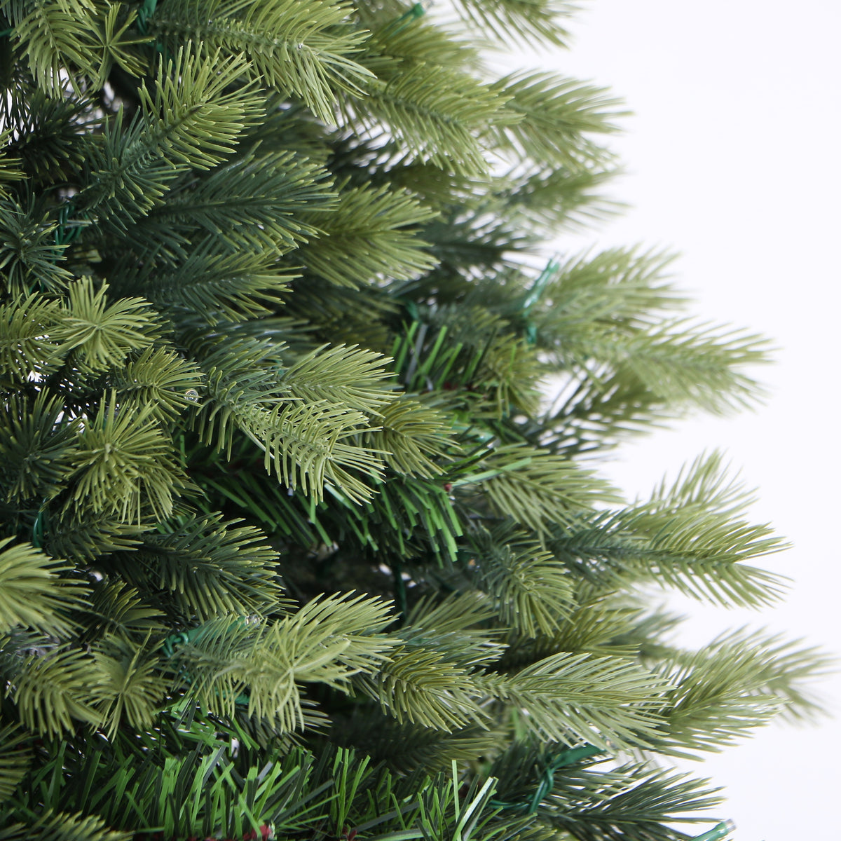 Premium Douglas Fir Artificial Christmas Tree, Pre-lit with LED Lights, Full Shape