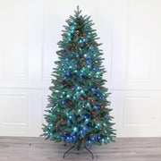 RGB Narrow Glow Noble Fir Christmas Tree
