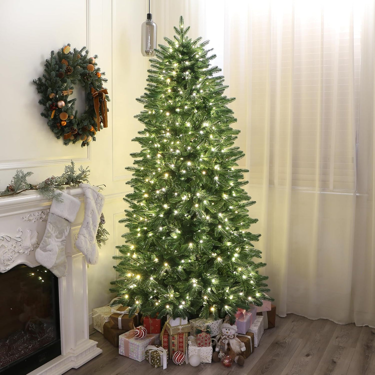 RGB Narrow Glow Noble Fir Christmas Tree