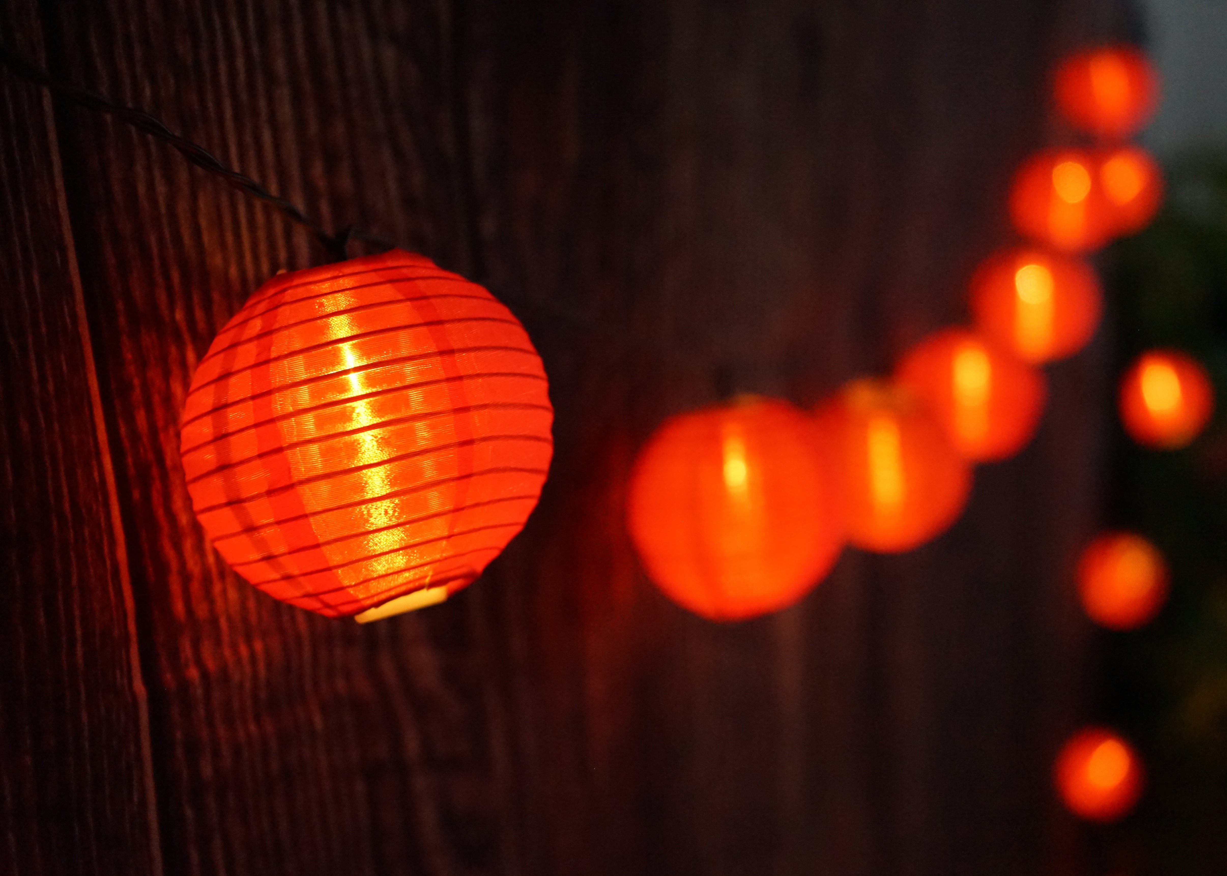 Solar Power Waterproof Lantern String Lights