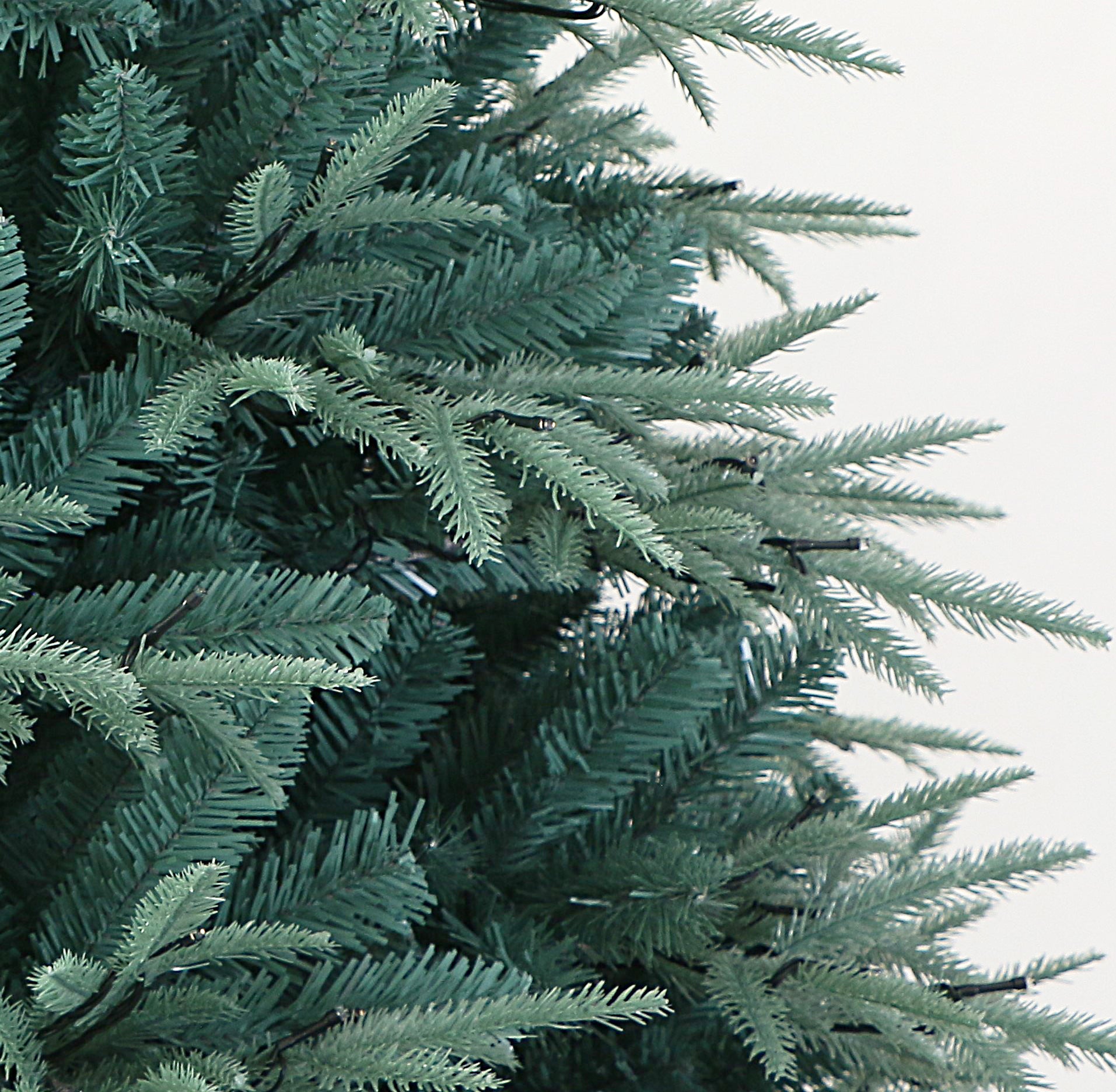 Colorado Icy-Blue Spruce Christmas Tree Pre-lit with LED Lights