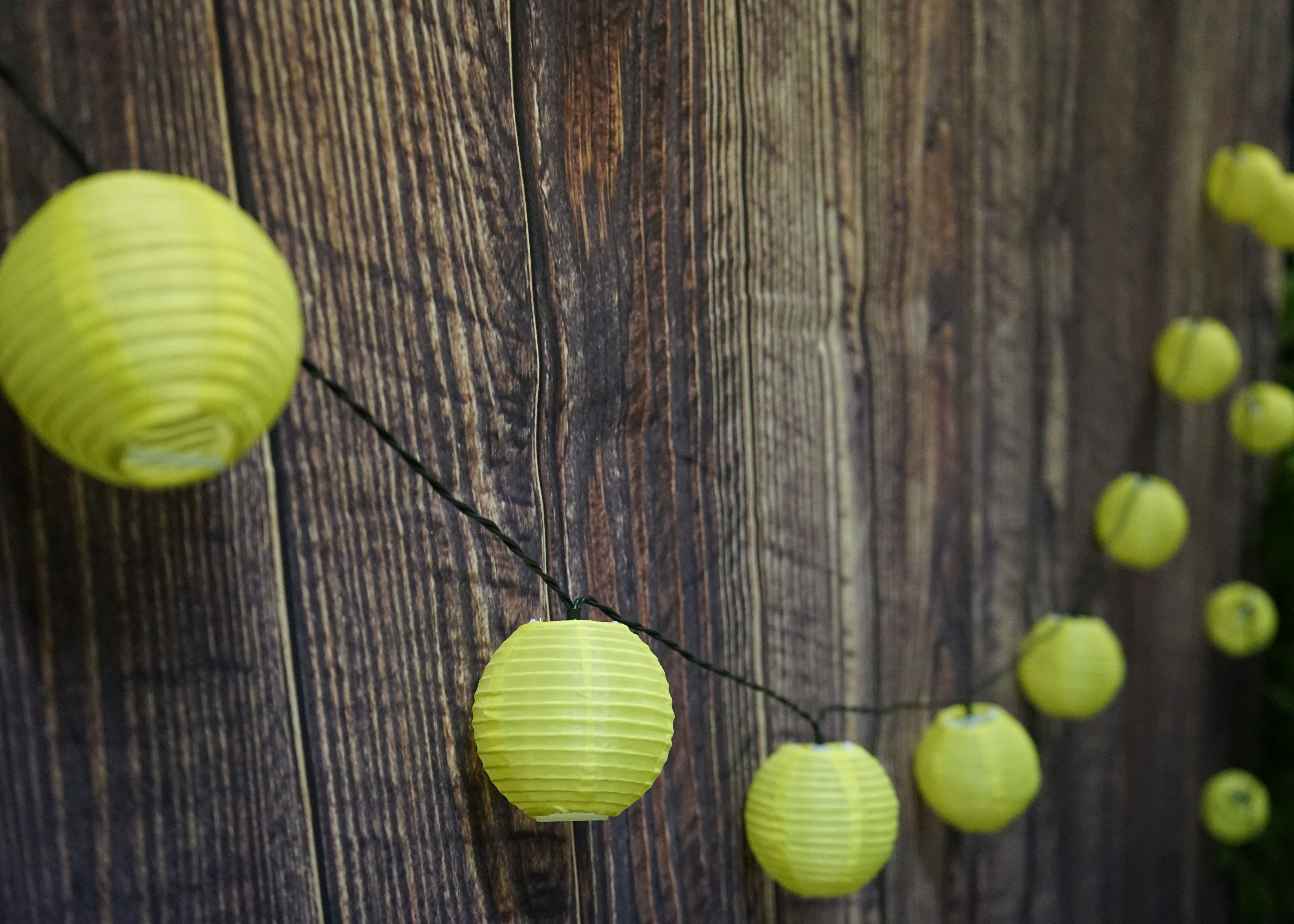 Solar Power Waterproof Lantern String Lights