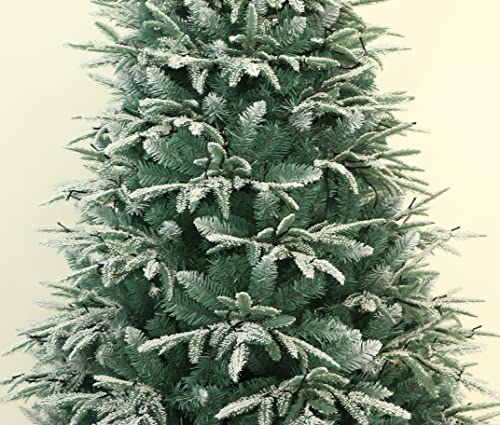 Frosted Colorado ICY-Blue Pine Christmas Tree Pre-lit with LED Lights