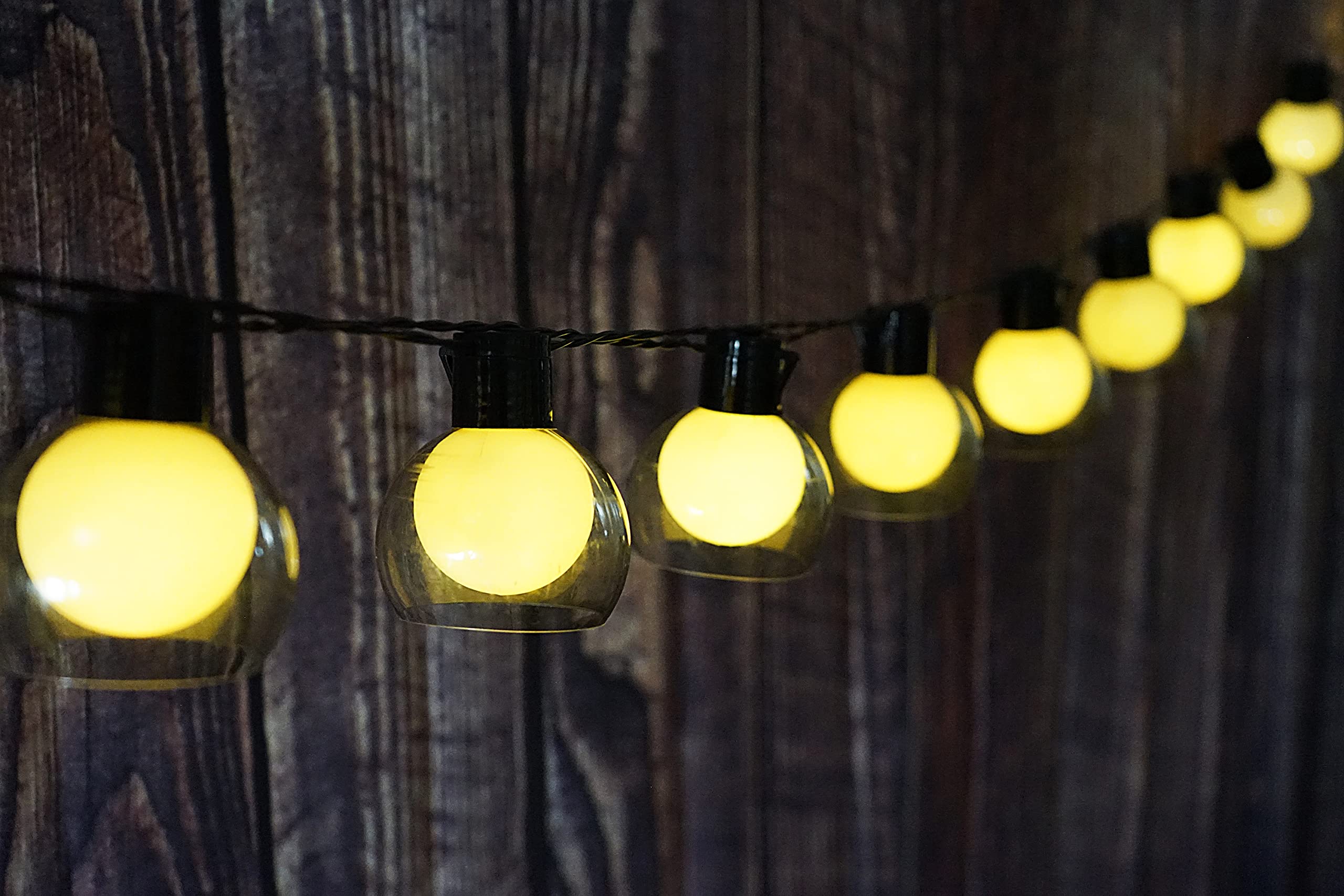 Lightz LED Solar Powered Outdoor String Lights