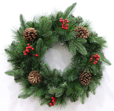 Natural Mixed Pine Wreaths
