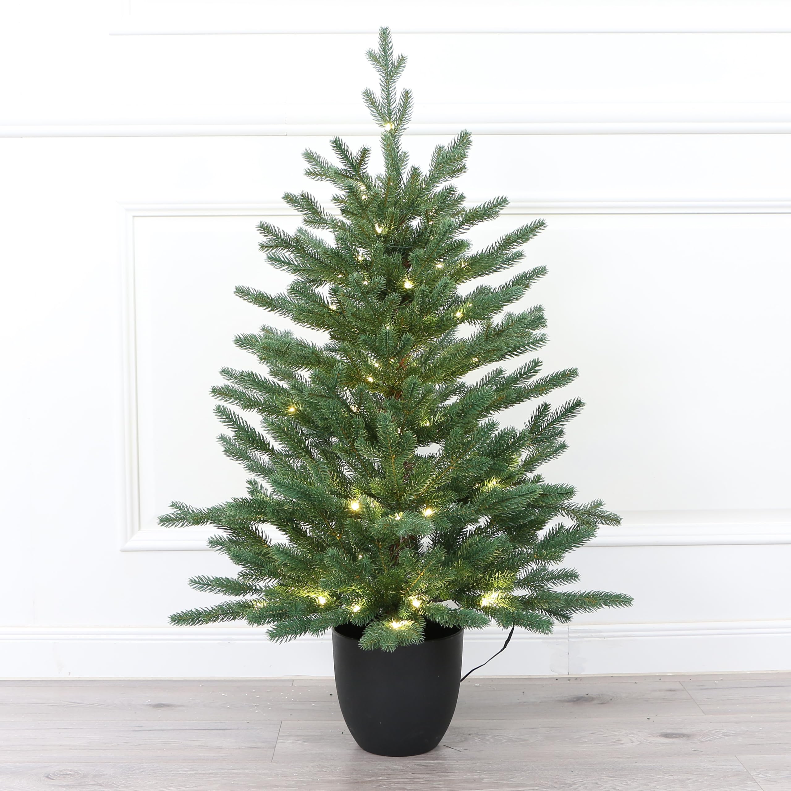 3ft Potted Small Balsam Fir Tabletop Christmas Tree