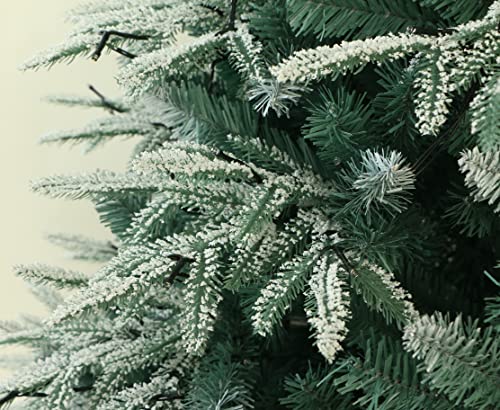 Frosted Colorado ICY-Blue Pine Christmas Tree Pre-lit with LED Lights