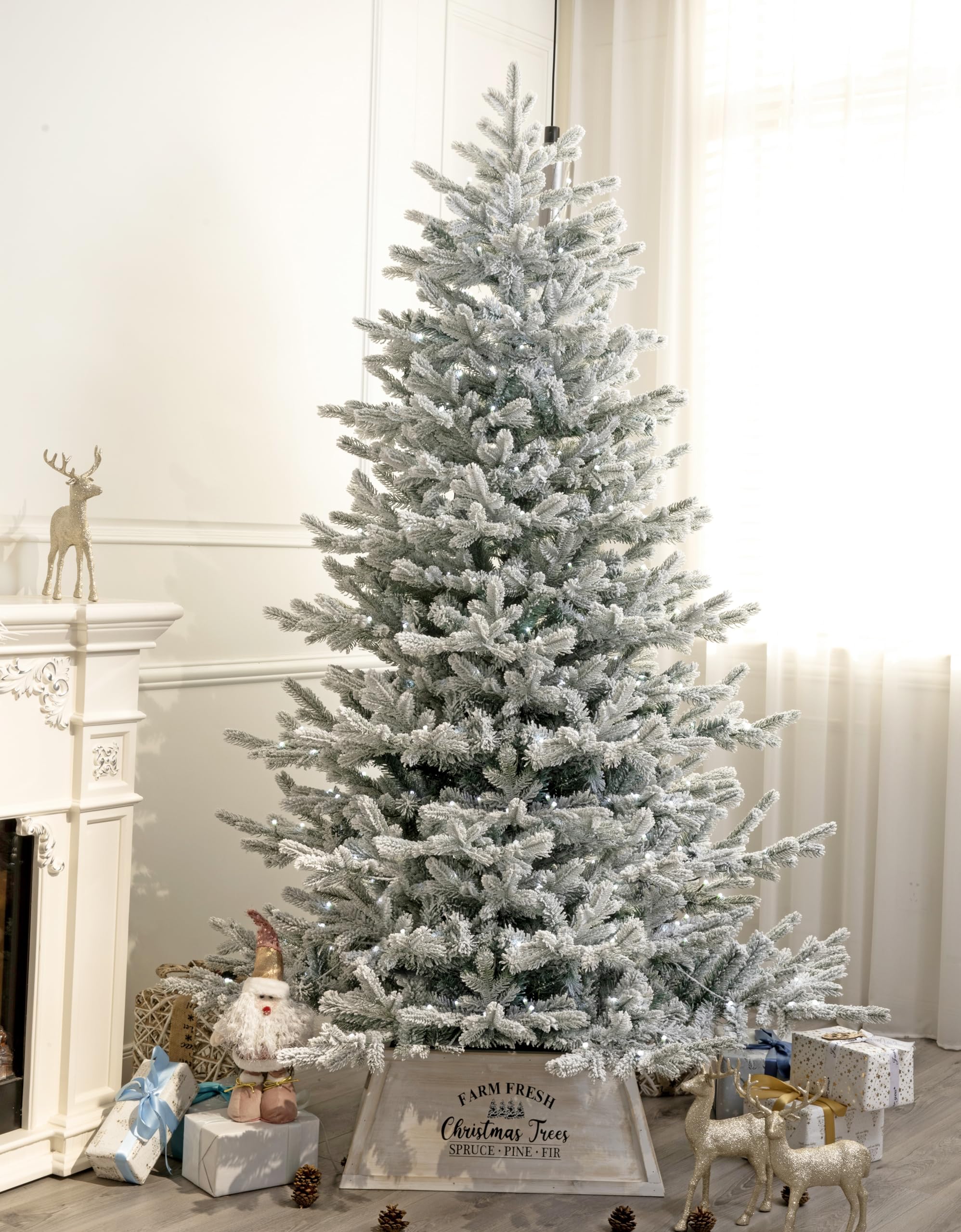 Farmhouse Wooden Christmas Tree Collar