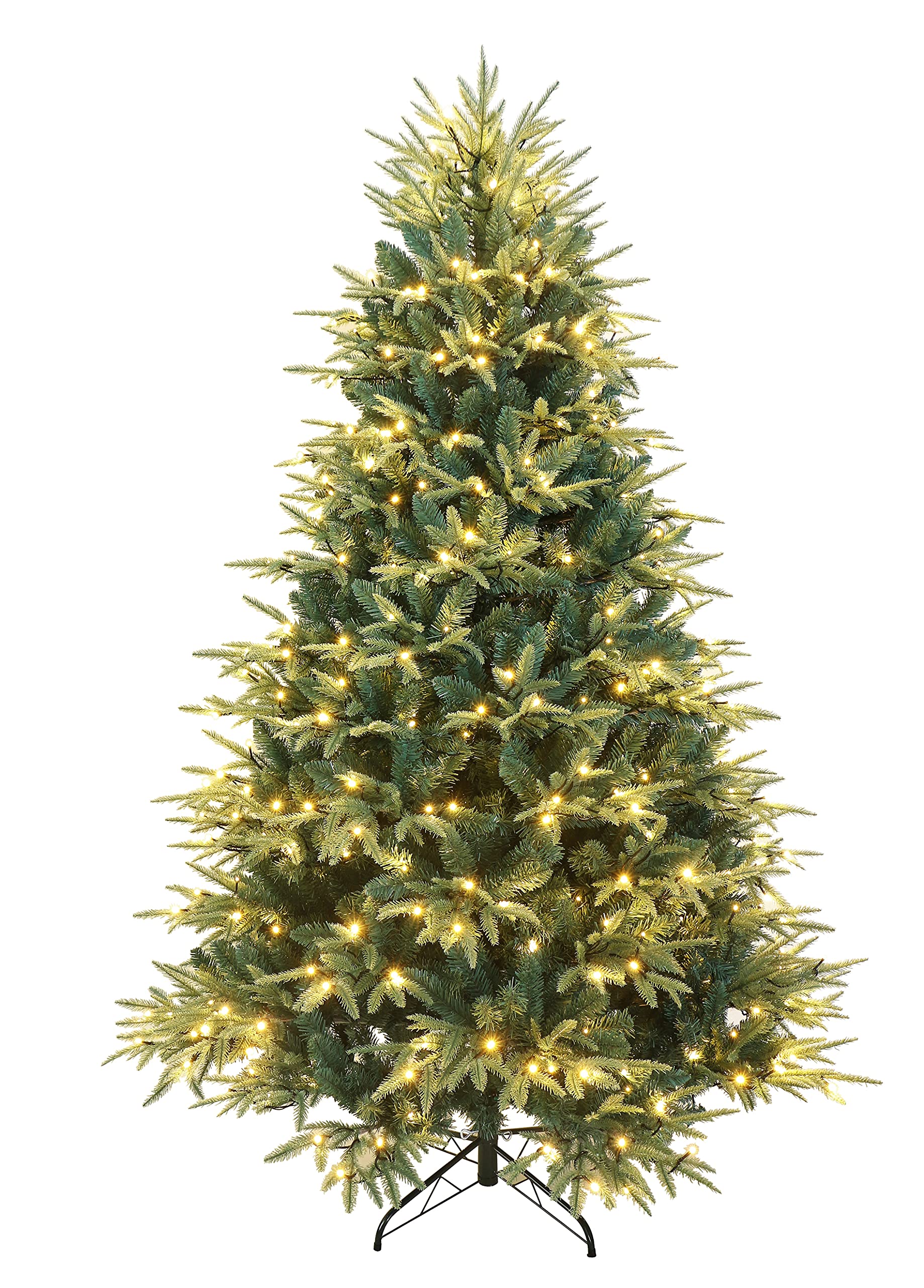 Colorado Icy-Blue Spruce Christmas Tree Pre-lit with LED Lights